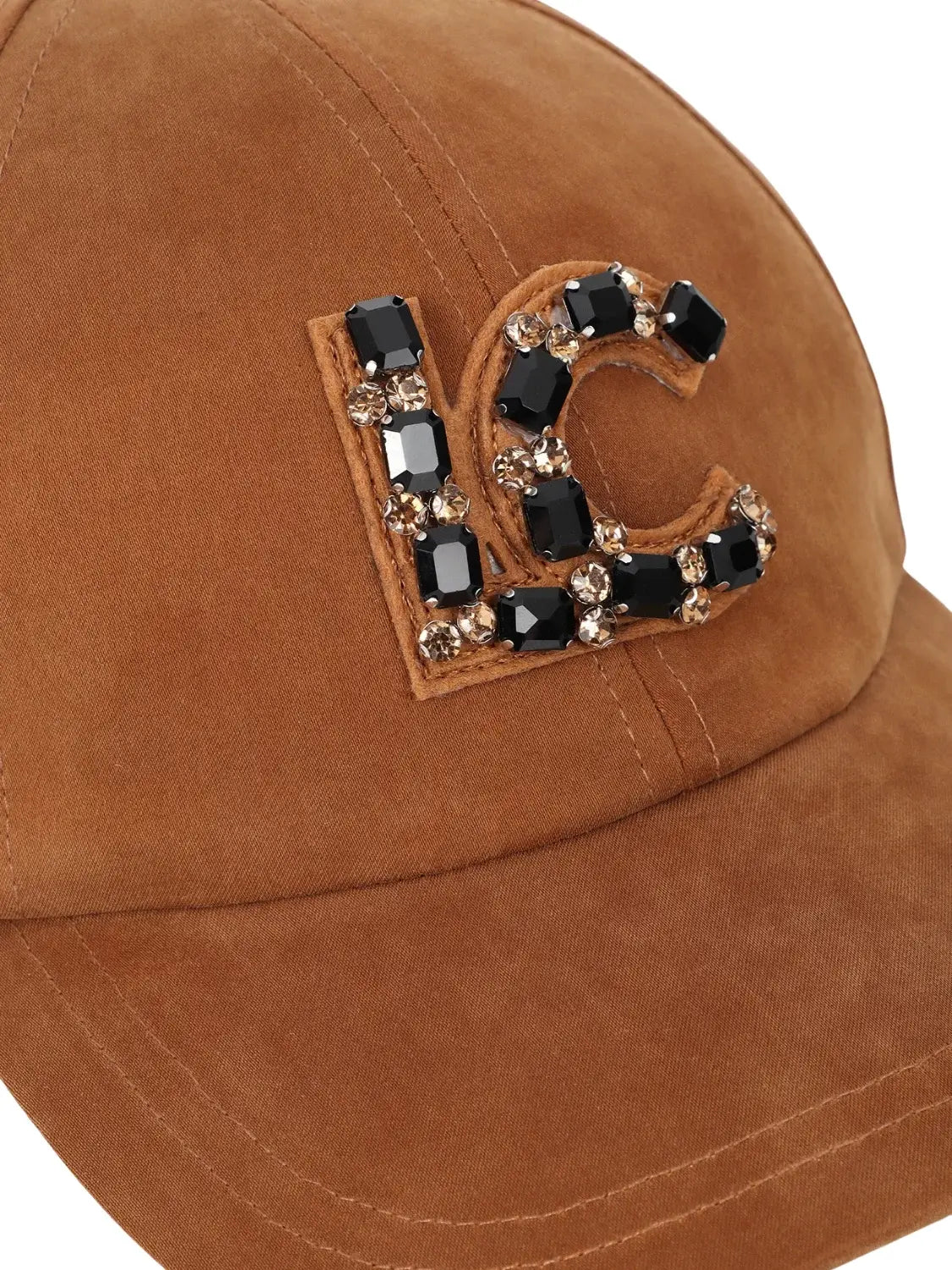 Gorra LC Cristales Lola Casademunt Marrón | Bicos de Fío
