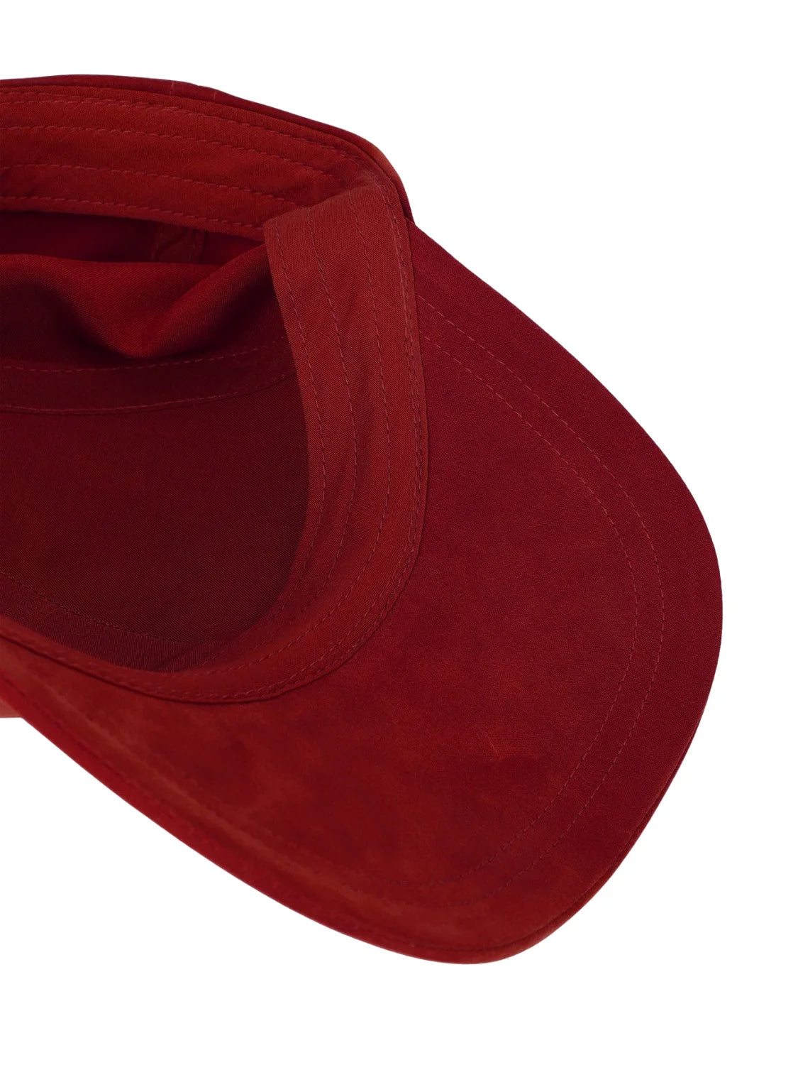Gorra Terciopelo Parche Lola Casademunt Granate | Bicos de Fío