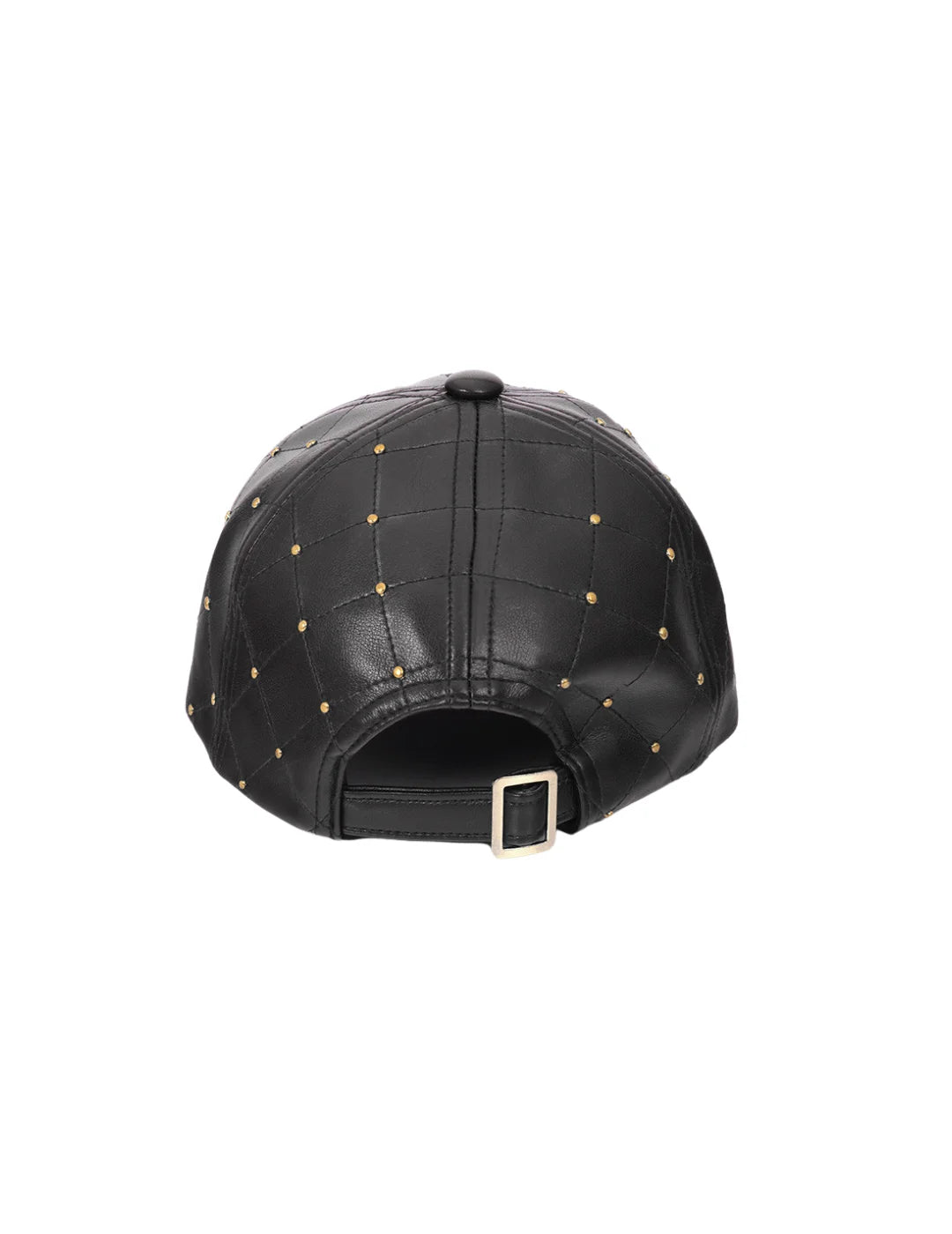 Gorra Pespunteada Lola Casademunt Mini Tachas Negro | Bicos de Fío