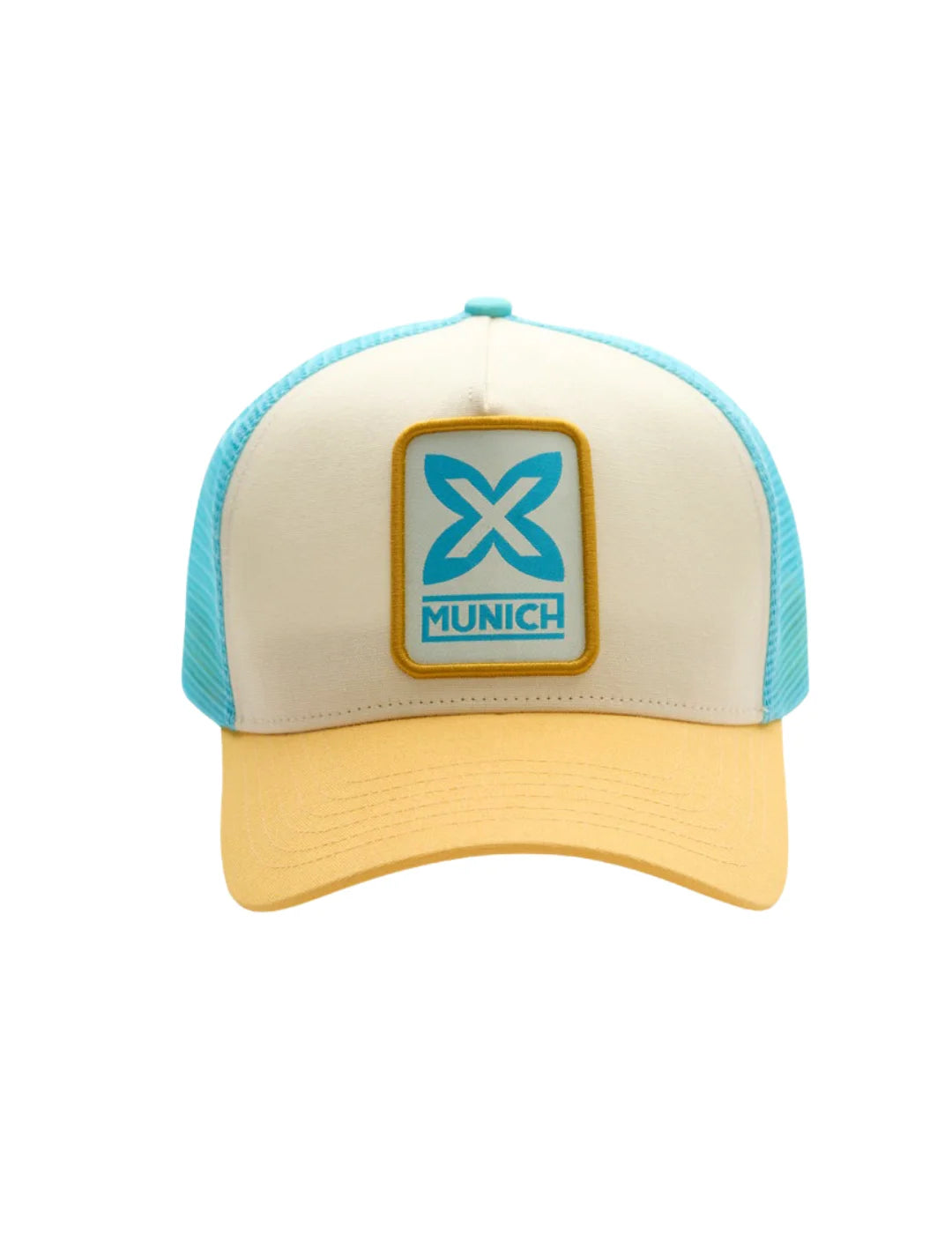 Gorra Trucker Munich Boost Turquesa | Bicos de Fío