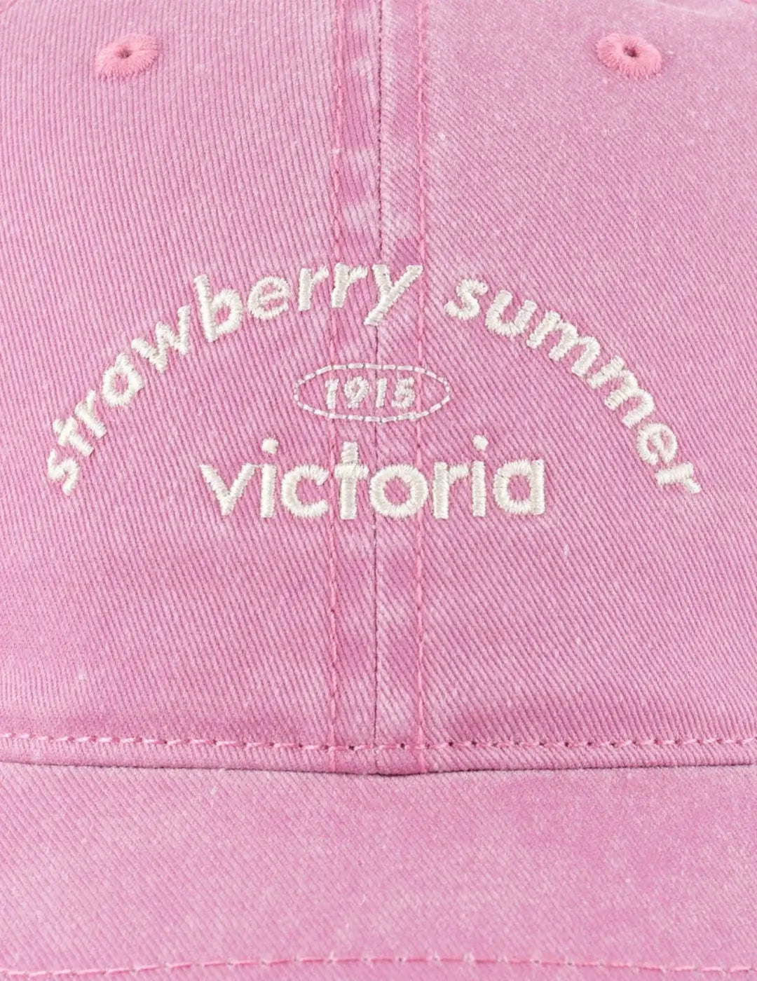 Gorra Victoria Summer Rosa | Bicos de Fío