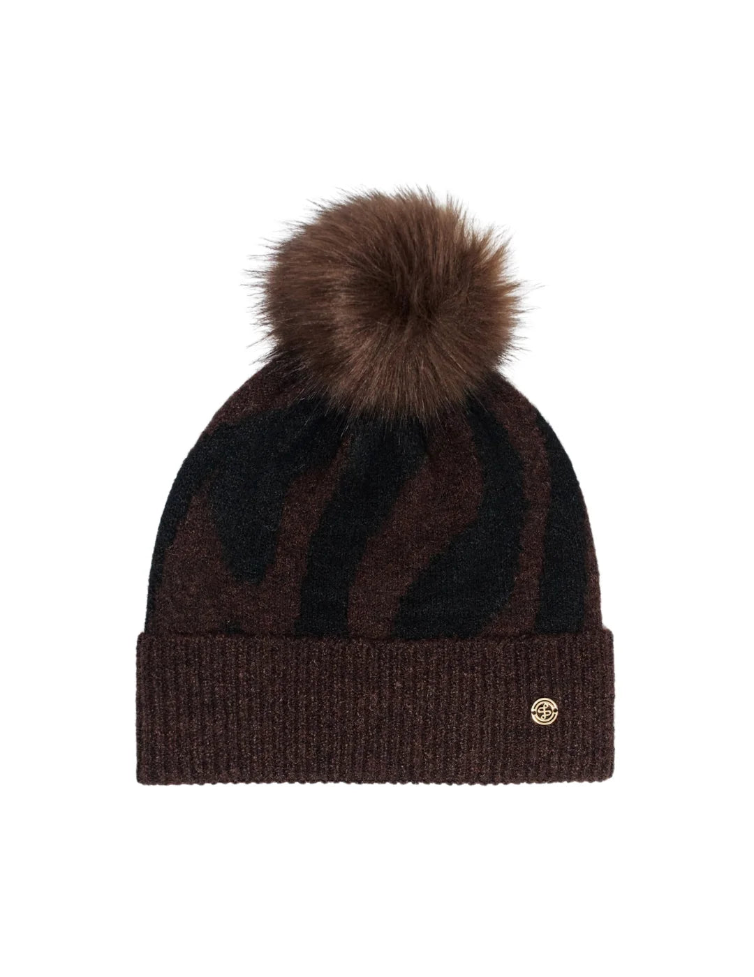 Gorro Animal Print Salsa Jeans Marrón | Bicos de Fío