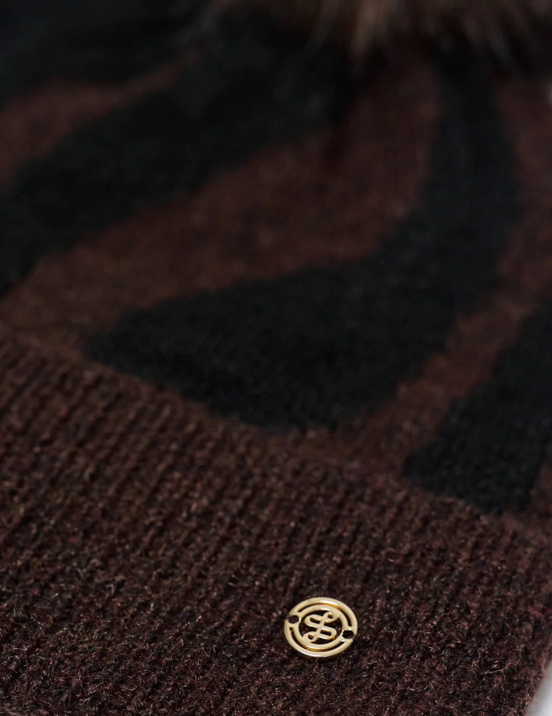 Gorro Animal Print Salsa Jeans Marrón | Bicos de Fío
