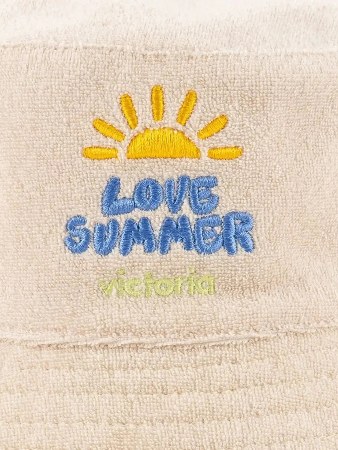 Gorro Reversible Victoria Love Amarillo | Bicos de Fío