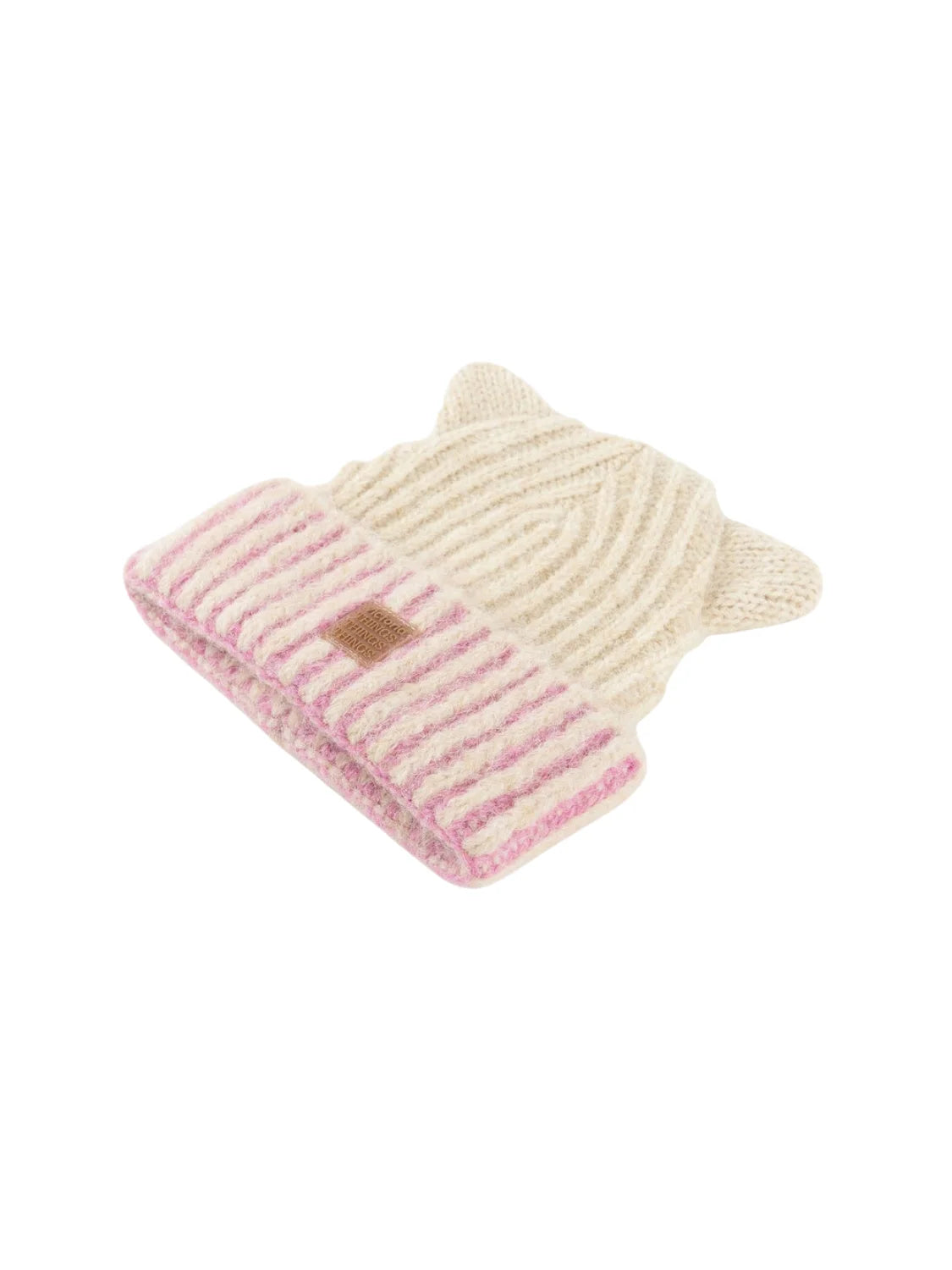 Gorro Punto Orejitas Victoria Rosa