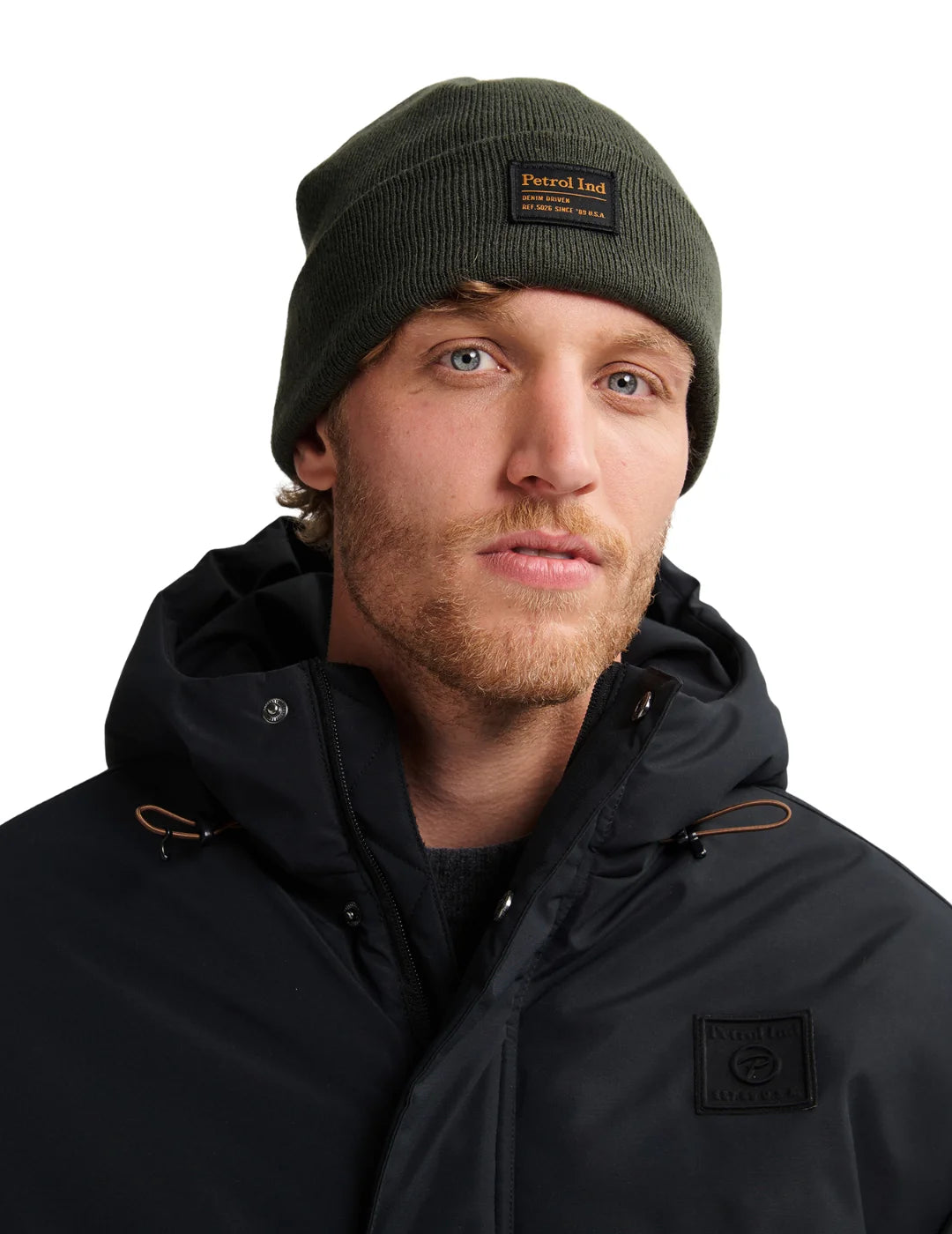 Gorro Punto Petrol Industries Northwoods Verde Oscuro | Bicos de Fío