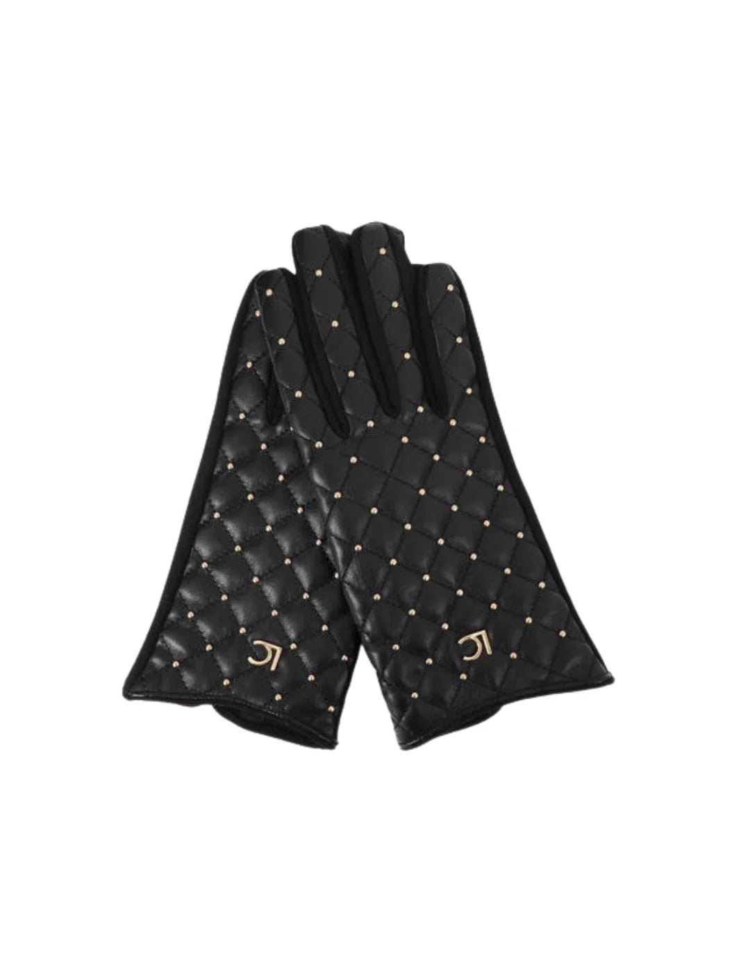 Guantes Lola Casademunt Mini Tachas Negro | Bicos de Fío