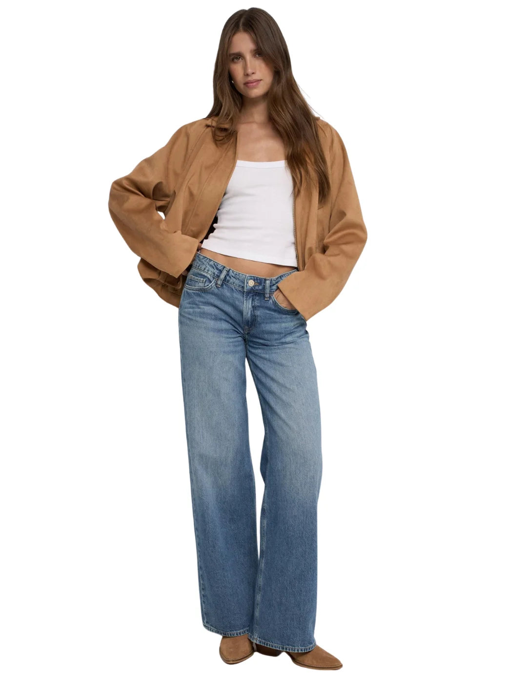 Vaqueros Salsa Jeans Estrella Medium Wash Azul | Bicos de Fío