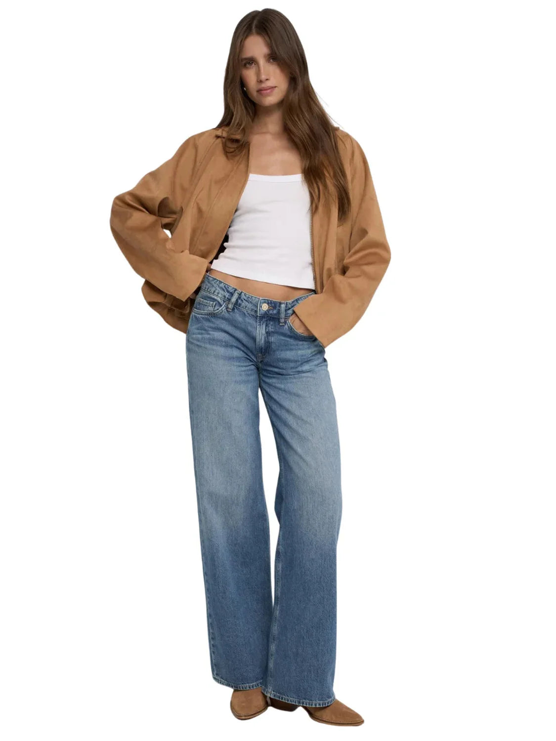 Vaqueros Salsa Jeans Estrella Medium Wash Azul | Bicos de Fío