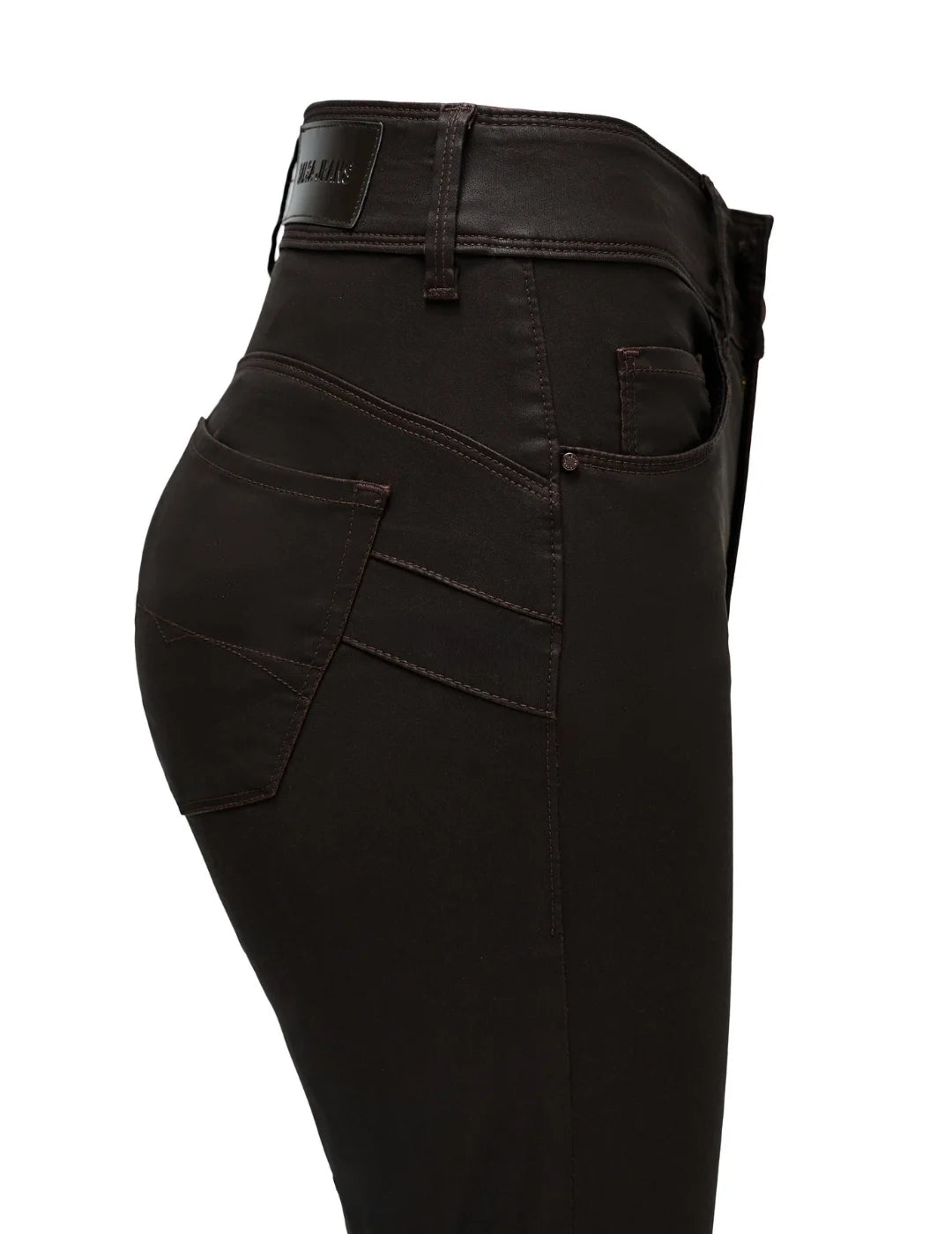 Vaqueros Secret Bootcut Coating Salsa Jeans Marrón | Bicos de Fío
