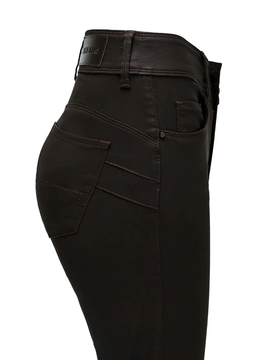 Vaqueros Secret Bootcut Coating Salsa Jeans Marrón | Bicos de Fío