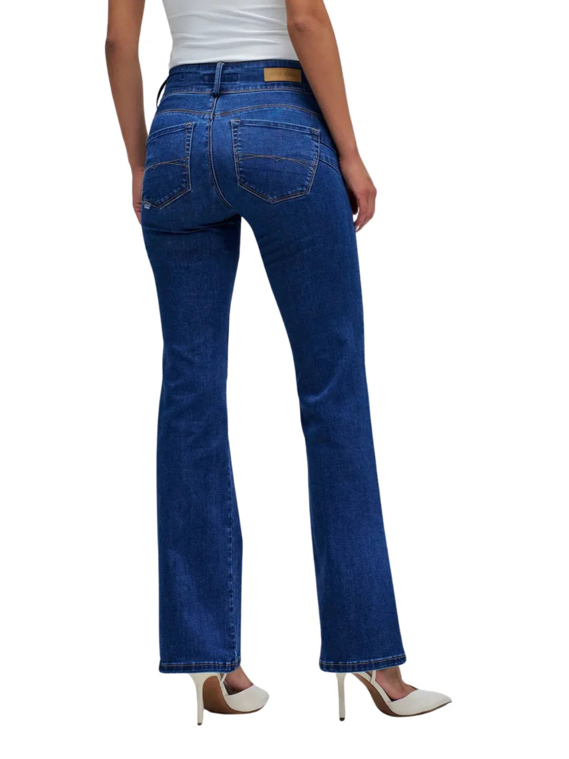 Jegging Secret Silhouette Salsa Jeans Azul | Bicos de Fío