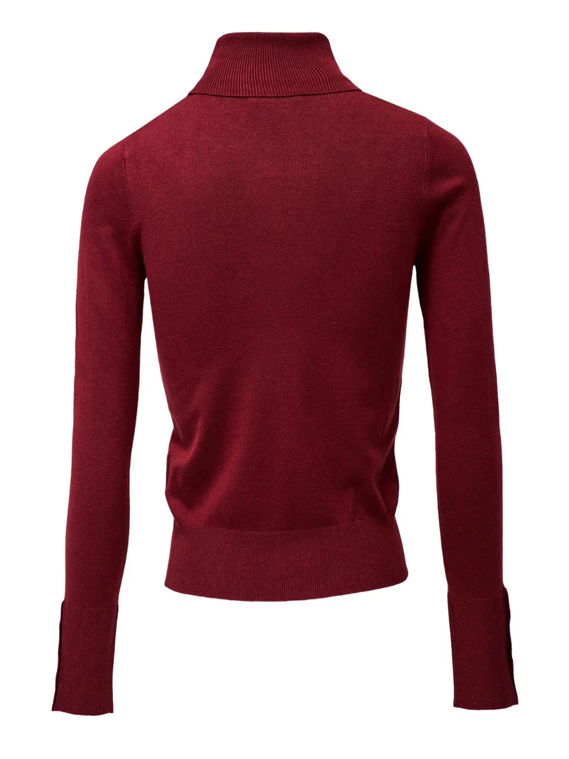 Jersey Básico Cuello Alto Salsa Jeans Granate | Bicos de Fío