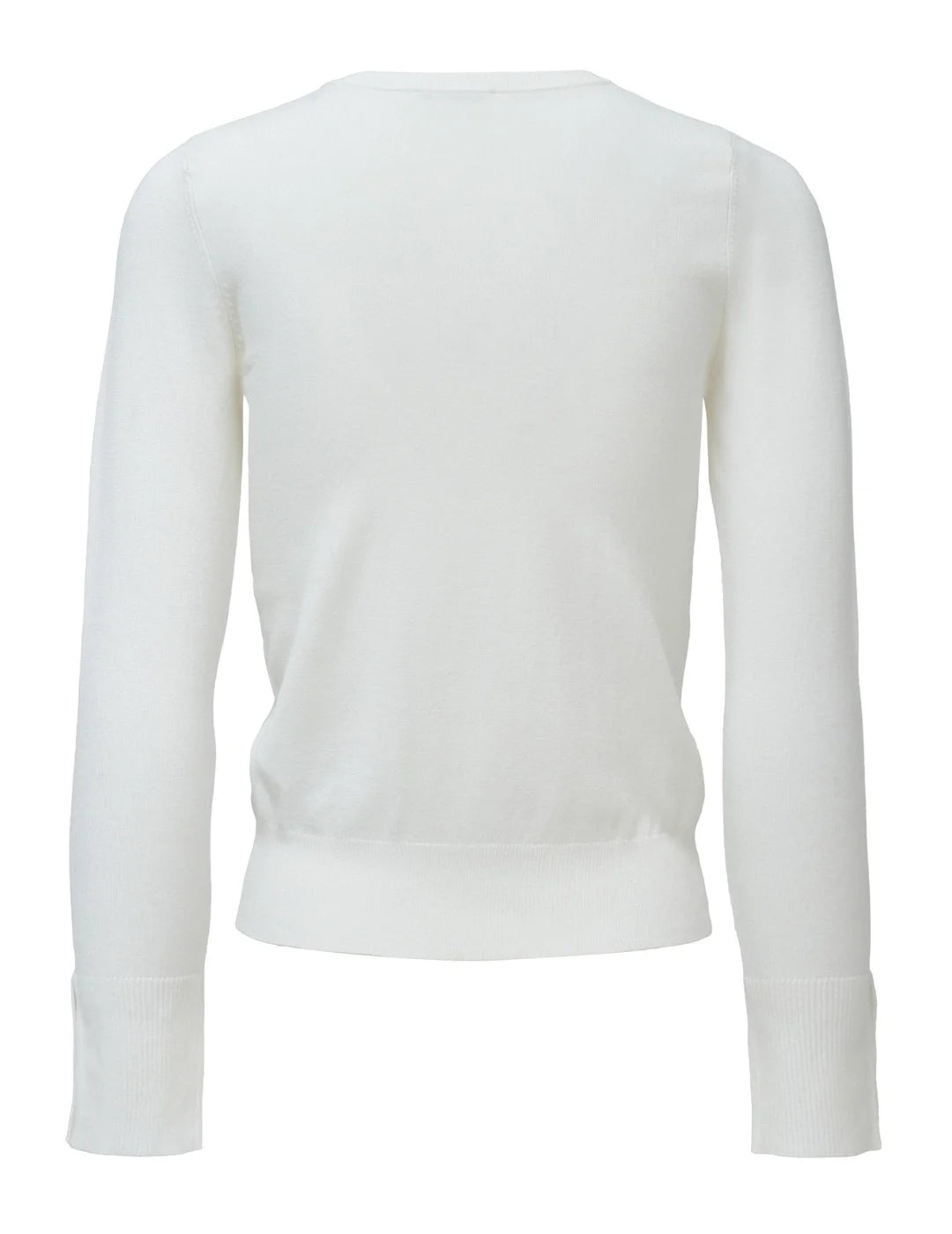 Jersey Básico Salsa Jeans Blanco | Bicos de Fío
