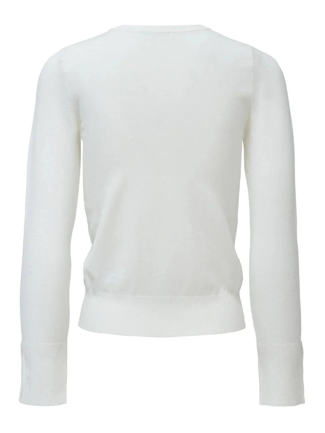 Jersey Básico Salsa Jeans Blanco | Bicos de Fío