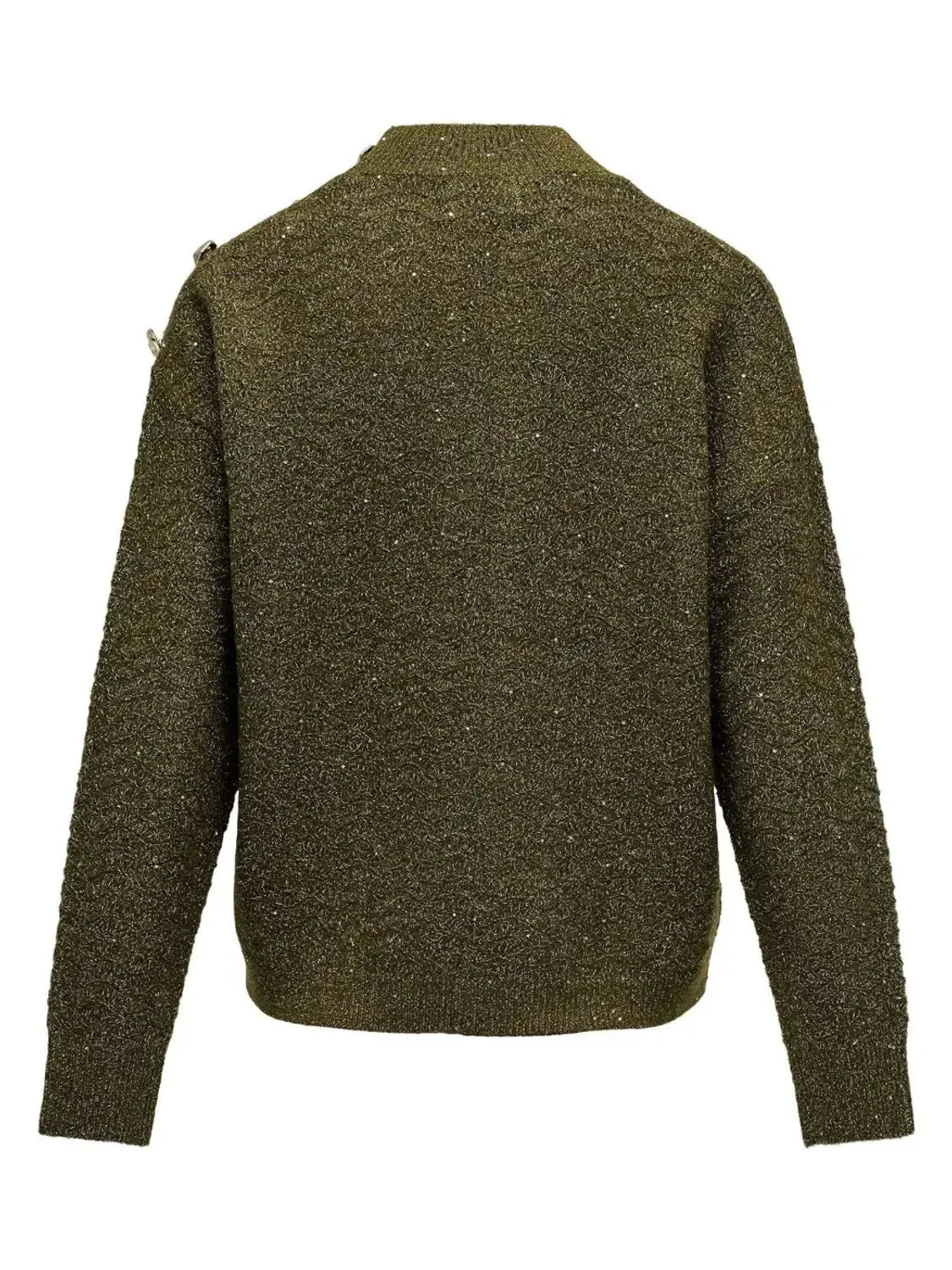 Jersey Brillos Salsa Jeans Verde | Bicos de Fío