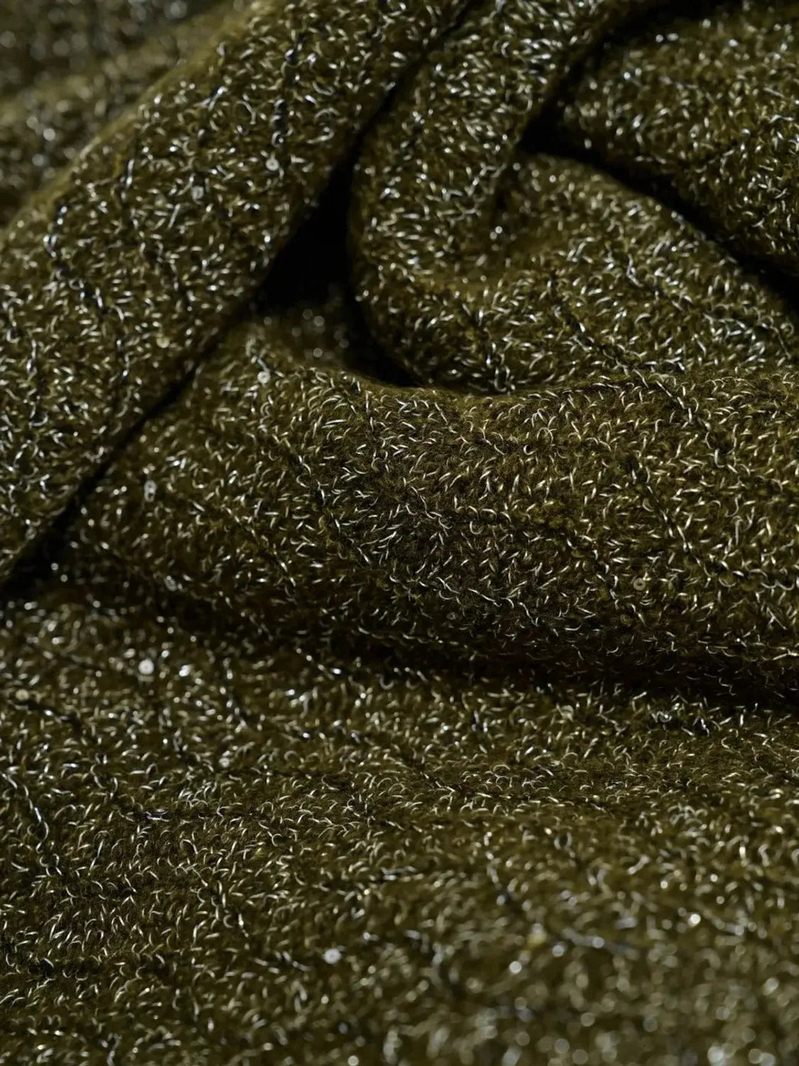 Jersey Brillos Salsa Jeans Verde | Bicos de Fío