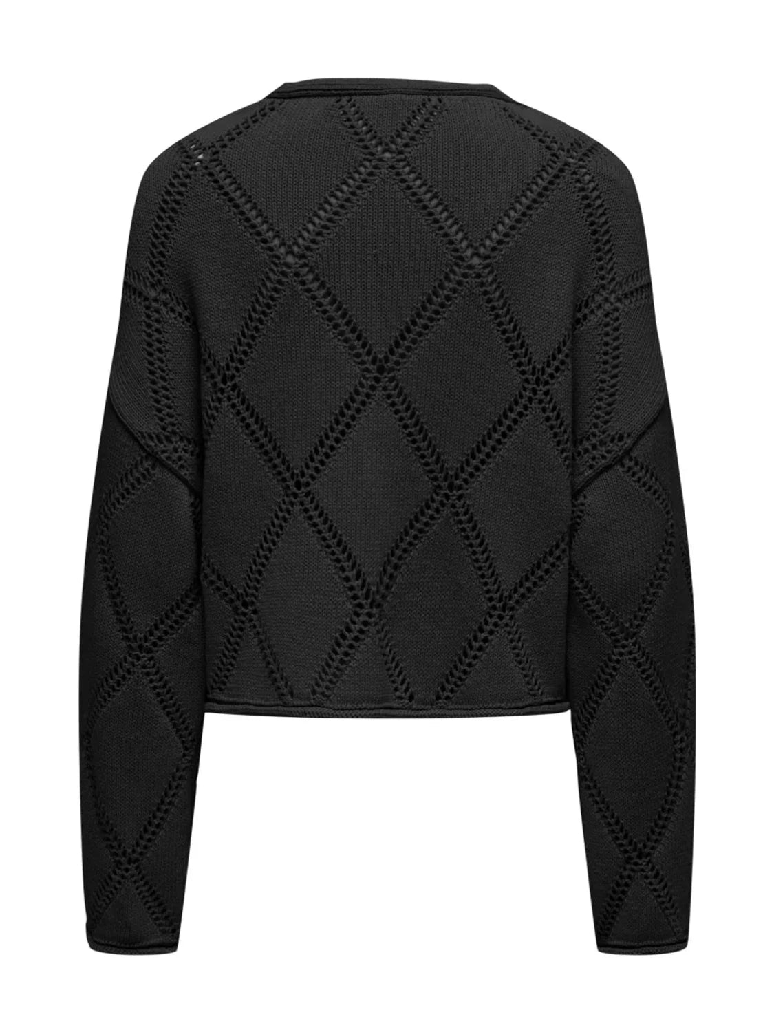 Jersey Calado ONLY Taylor Negro | Bicos de Fío