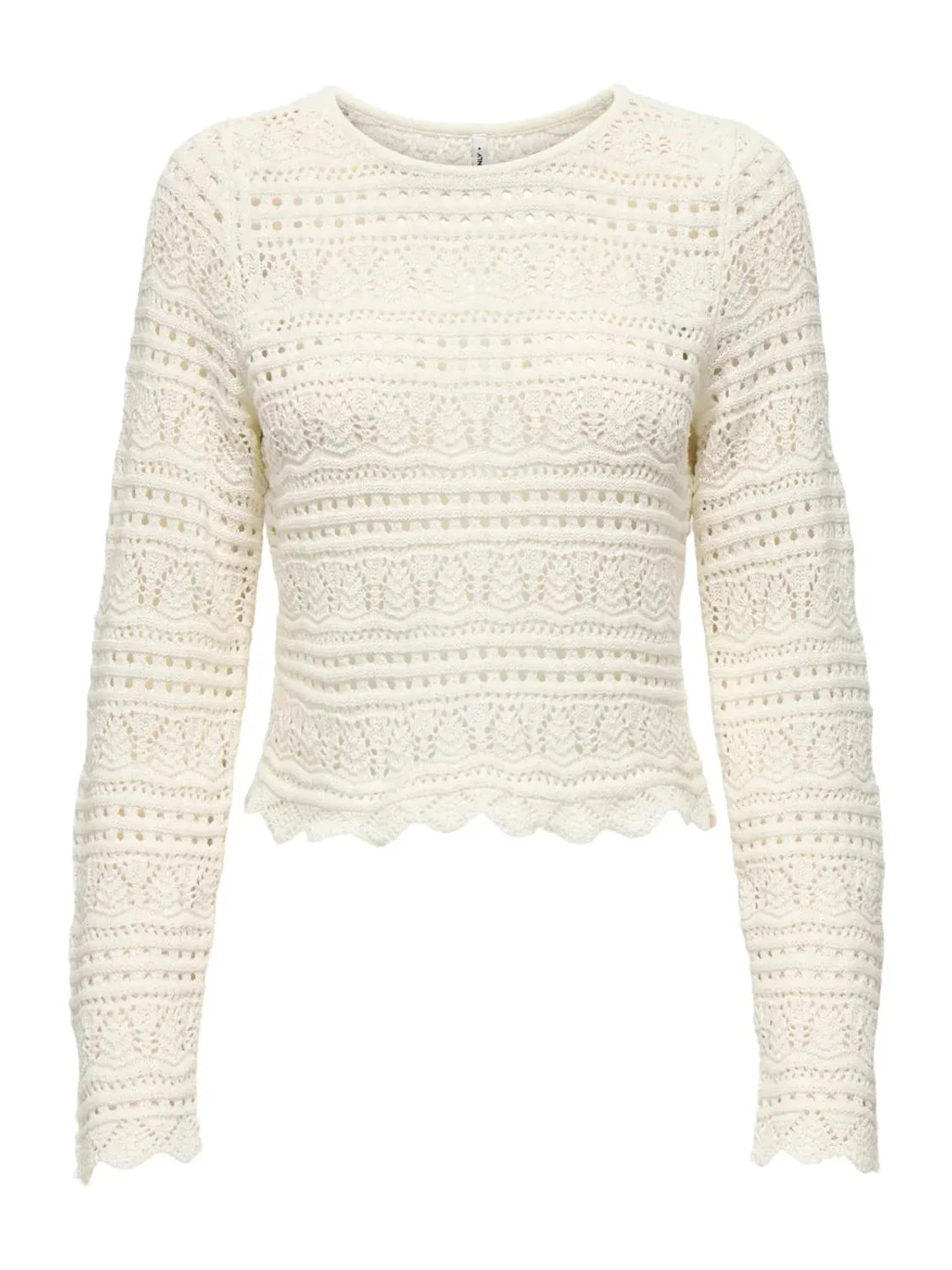 Jersey Cropped ONLY Elke Crudo | Bicos de Fío