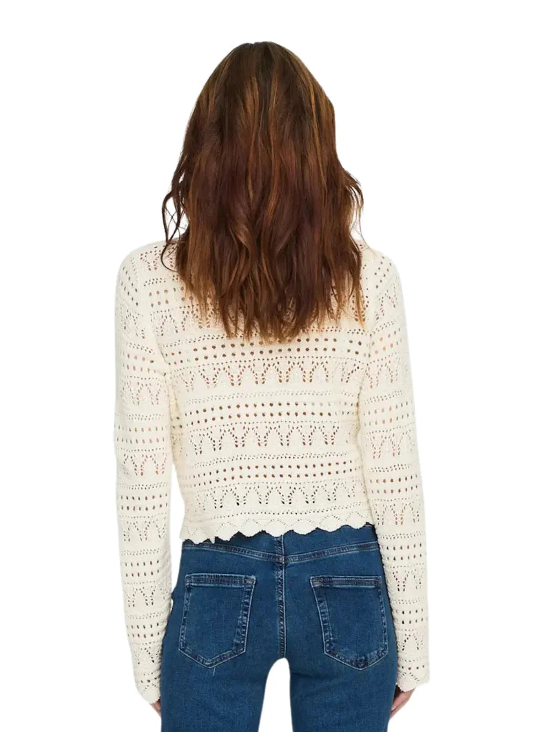 Jersey Cropped ONLY Elke Crudo | Bicos de Fío