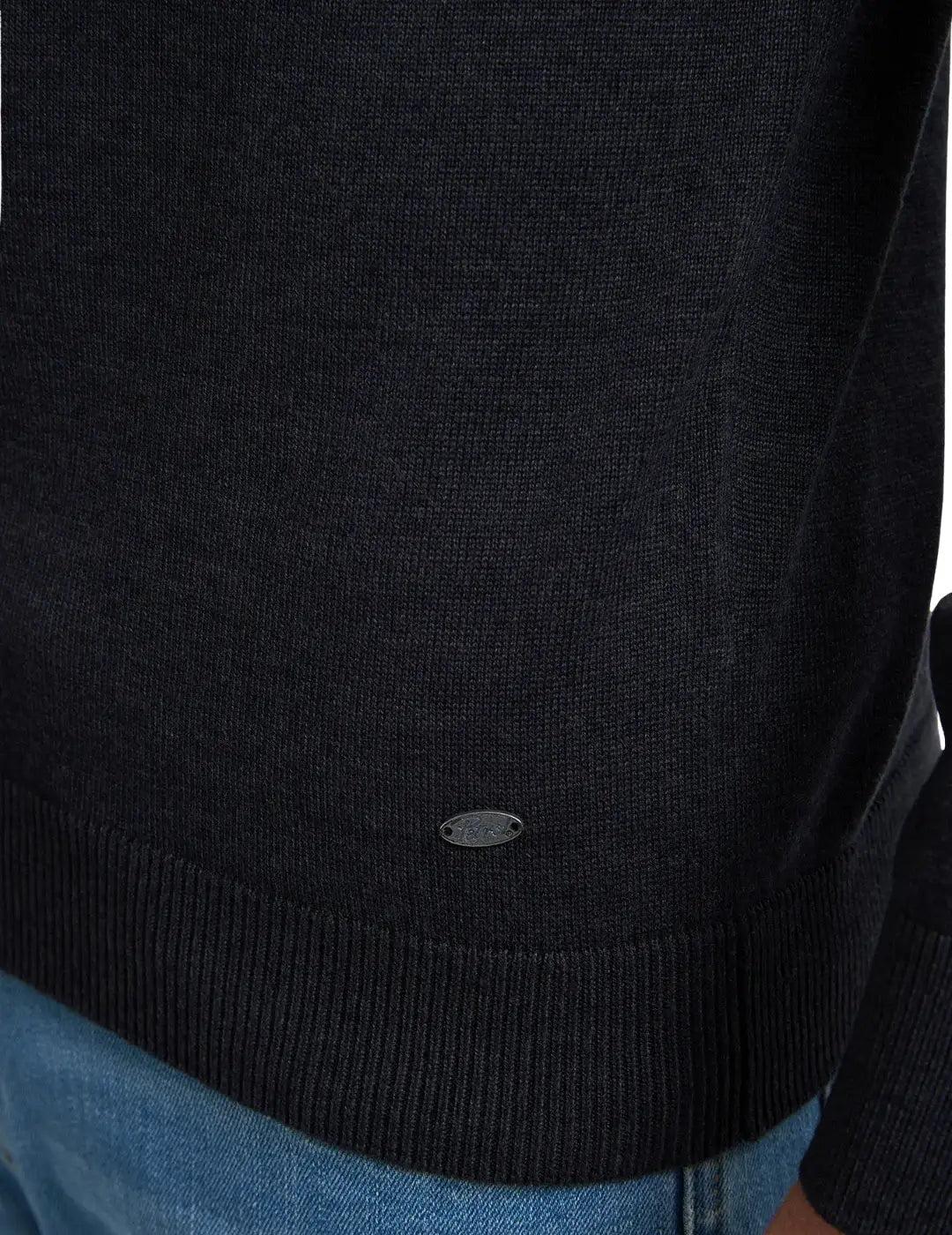 Suéter Cuello Alto Petrol Industries Azul Marino | Bicos de Fío