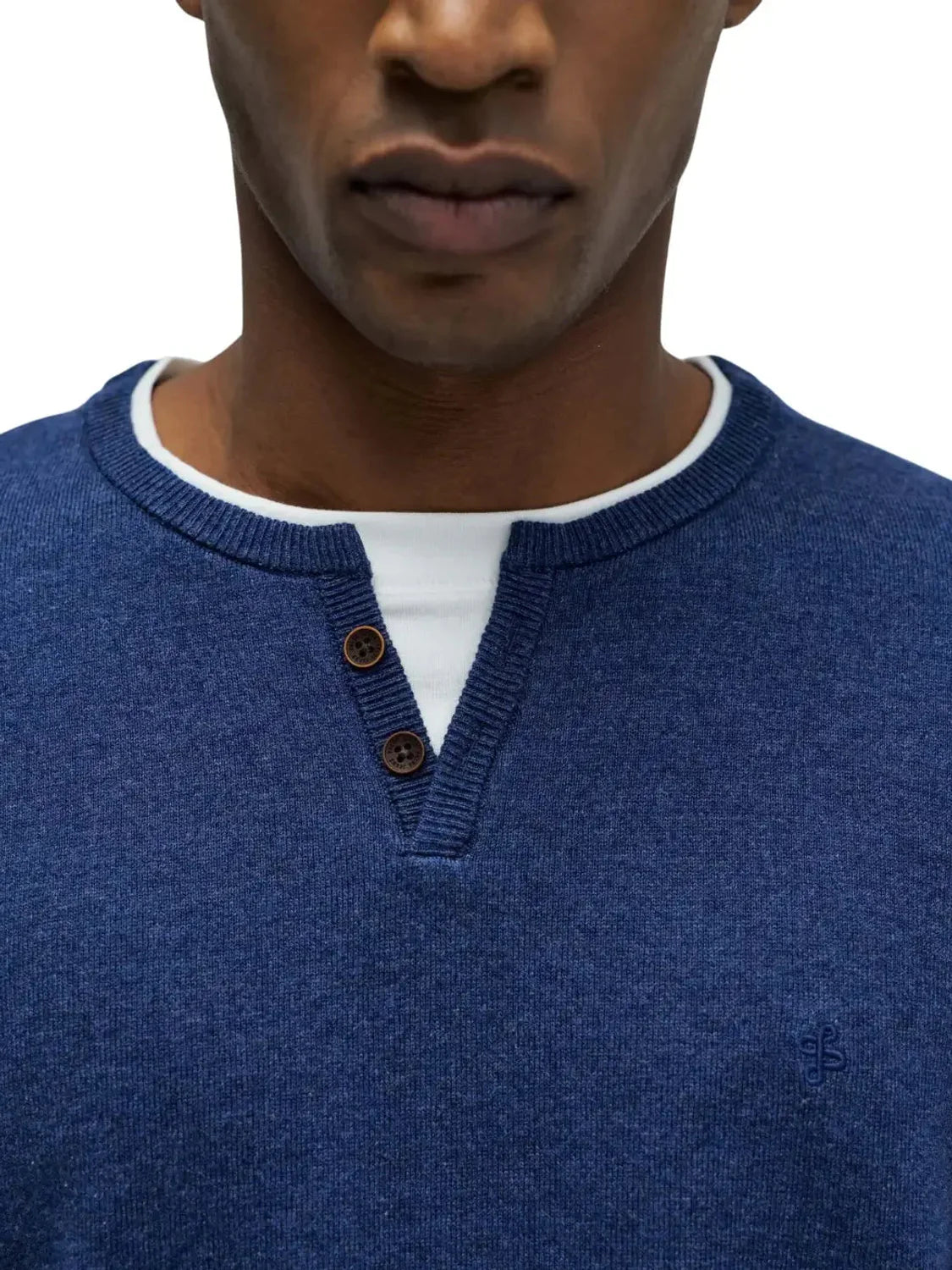 Jersey Cuello Camiseta Salsa Jeans Azul | Bicos de Fío