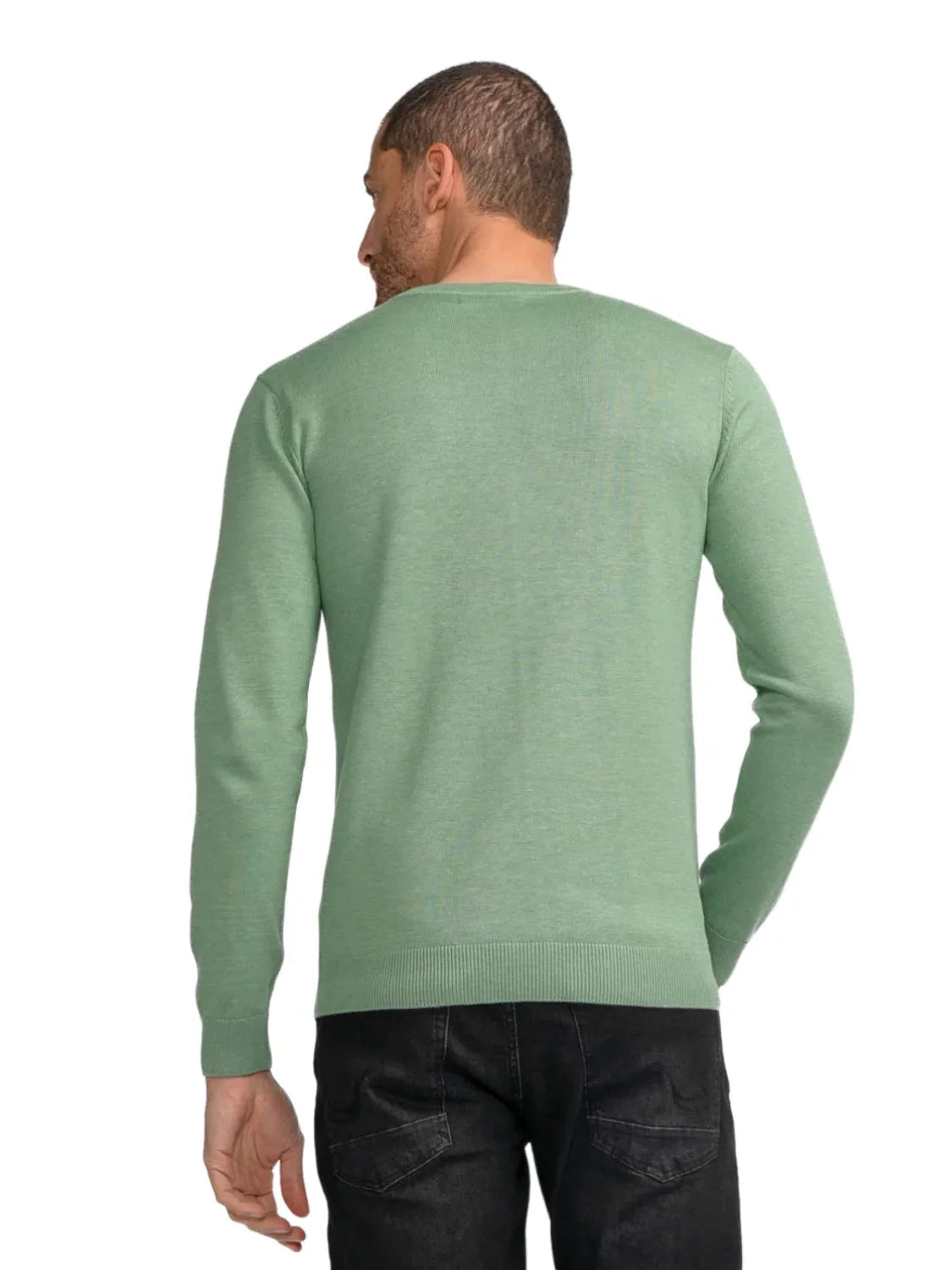 Jersey Cuello Pico Petrol Industries Verde | Bicos de Fío 