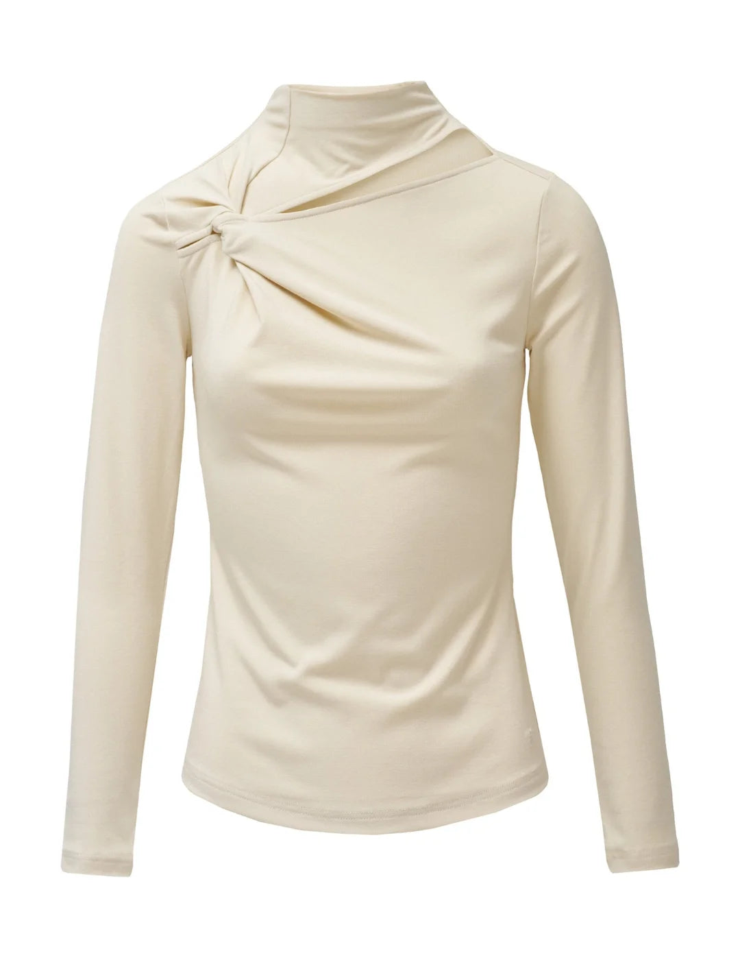 Jersey Cuello Recortado Salsa Jeans Beige | Bicos de Fío