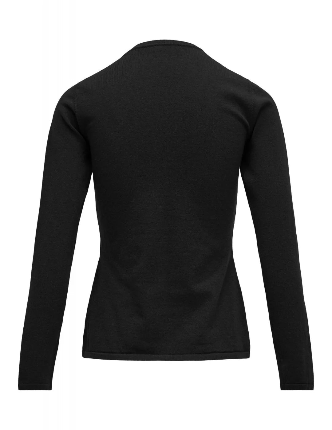 Jersey Fruncido Pecho Salsa Jeans Negro | Bicos de Fío