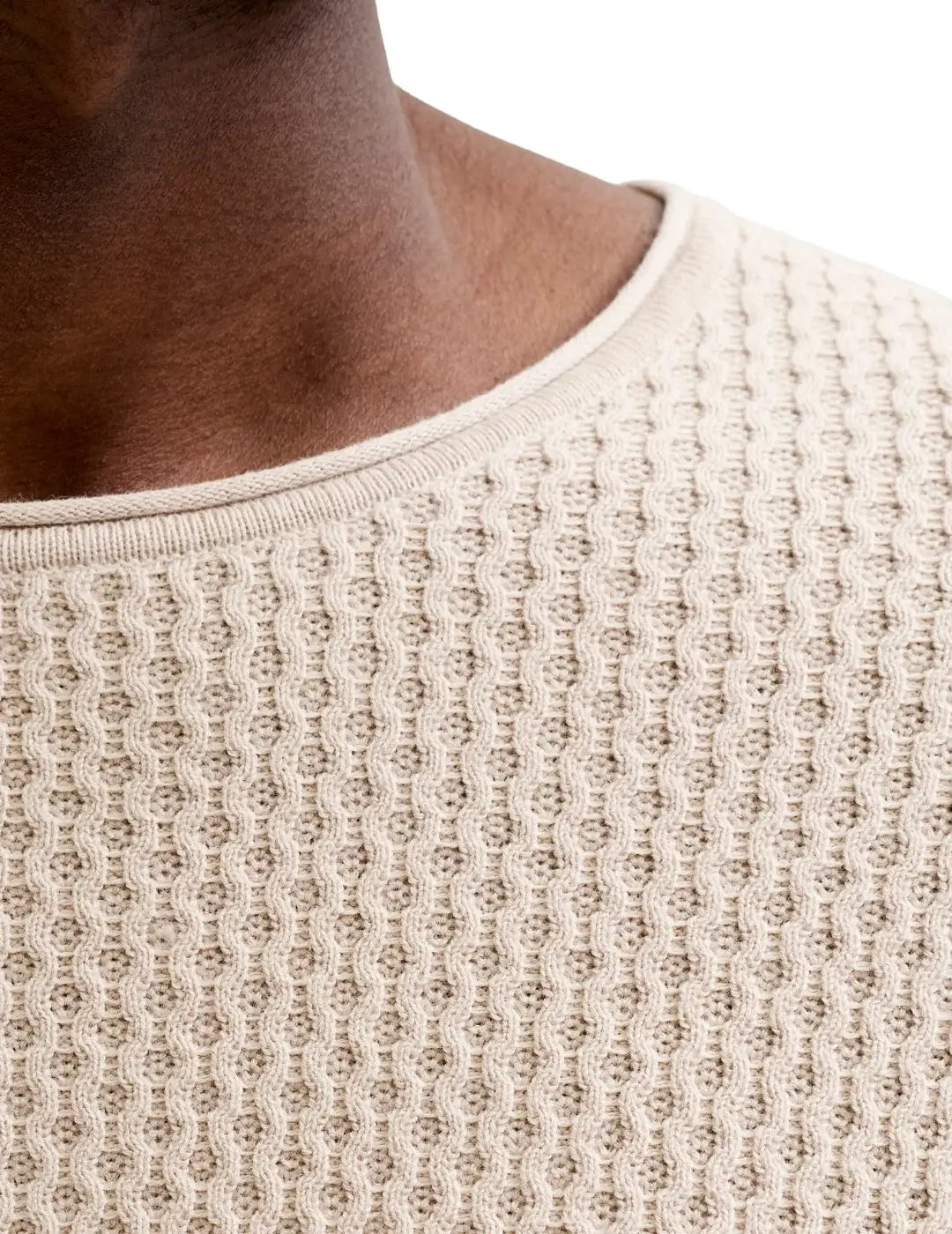 Jersey Jack&Jones Lumasón Beige | Bicos de Fío