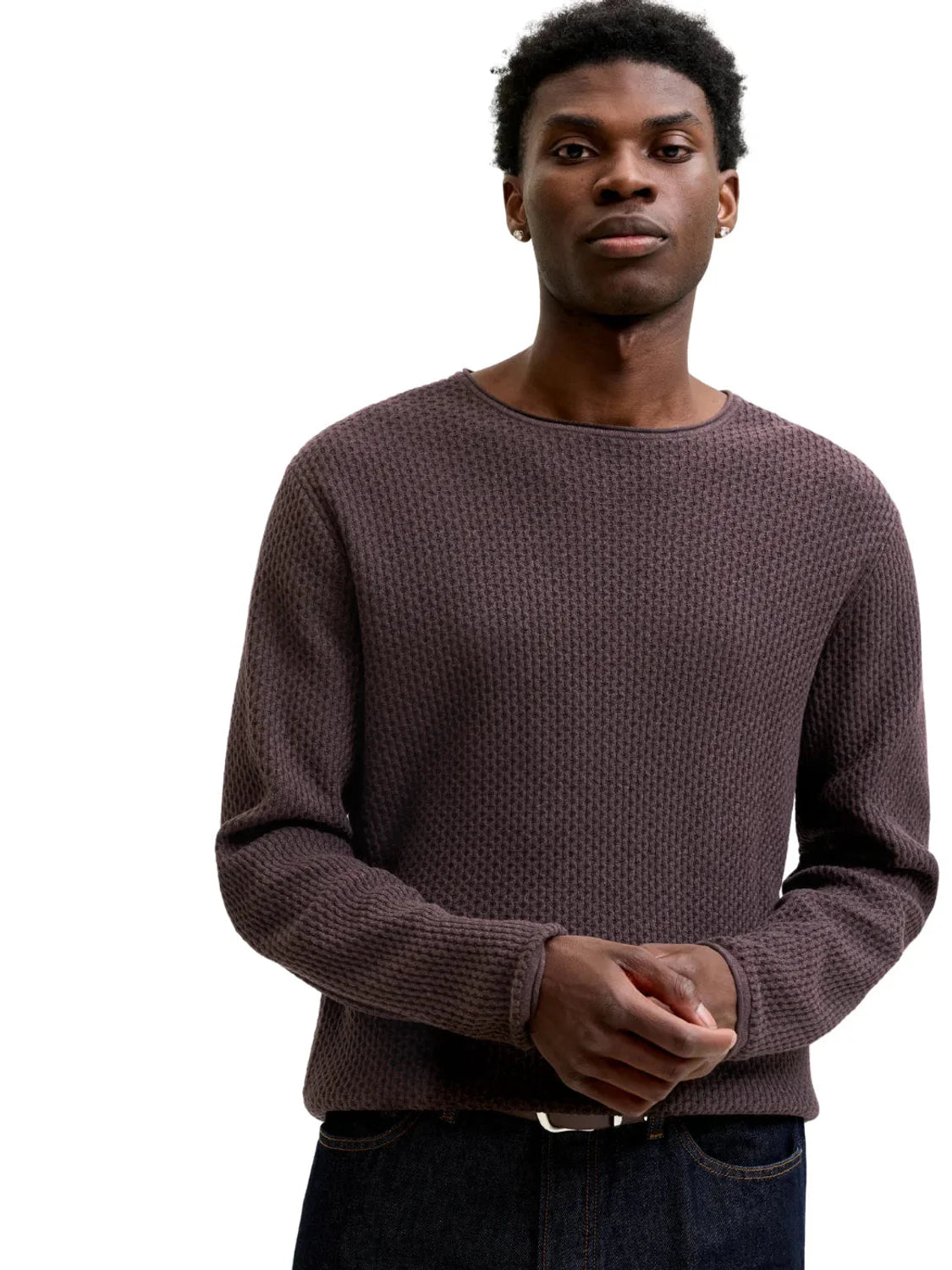 Jersey Jack&Jones Lumasón Marrón | Bicos de Fío
