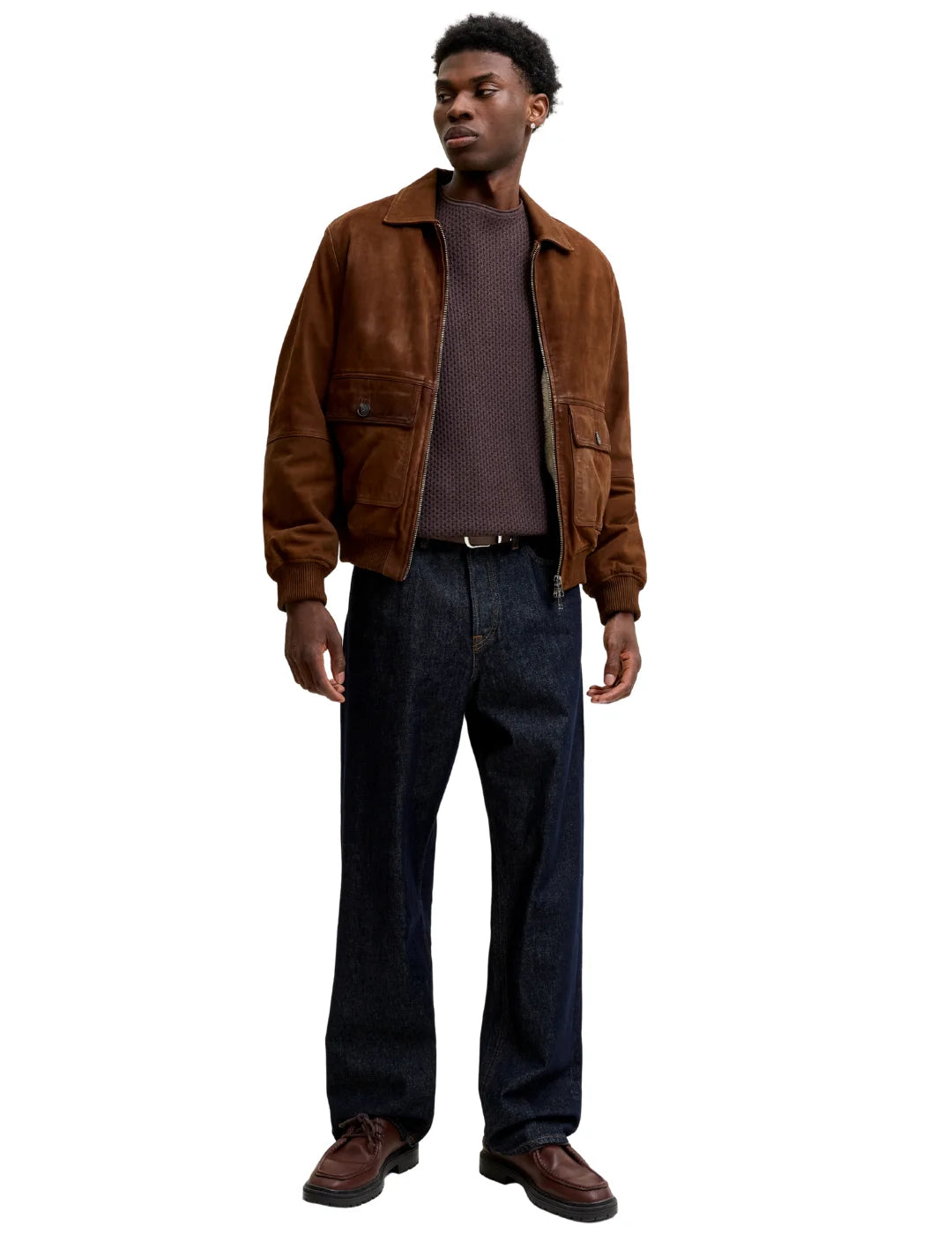 Jersey Jack&Jones Lumasón Marrón | Bicos de Fío