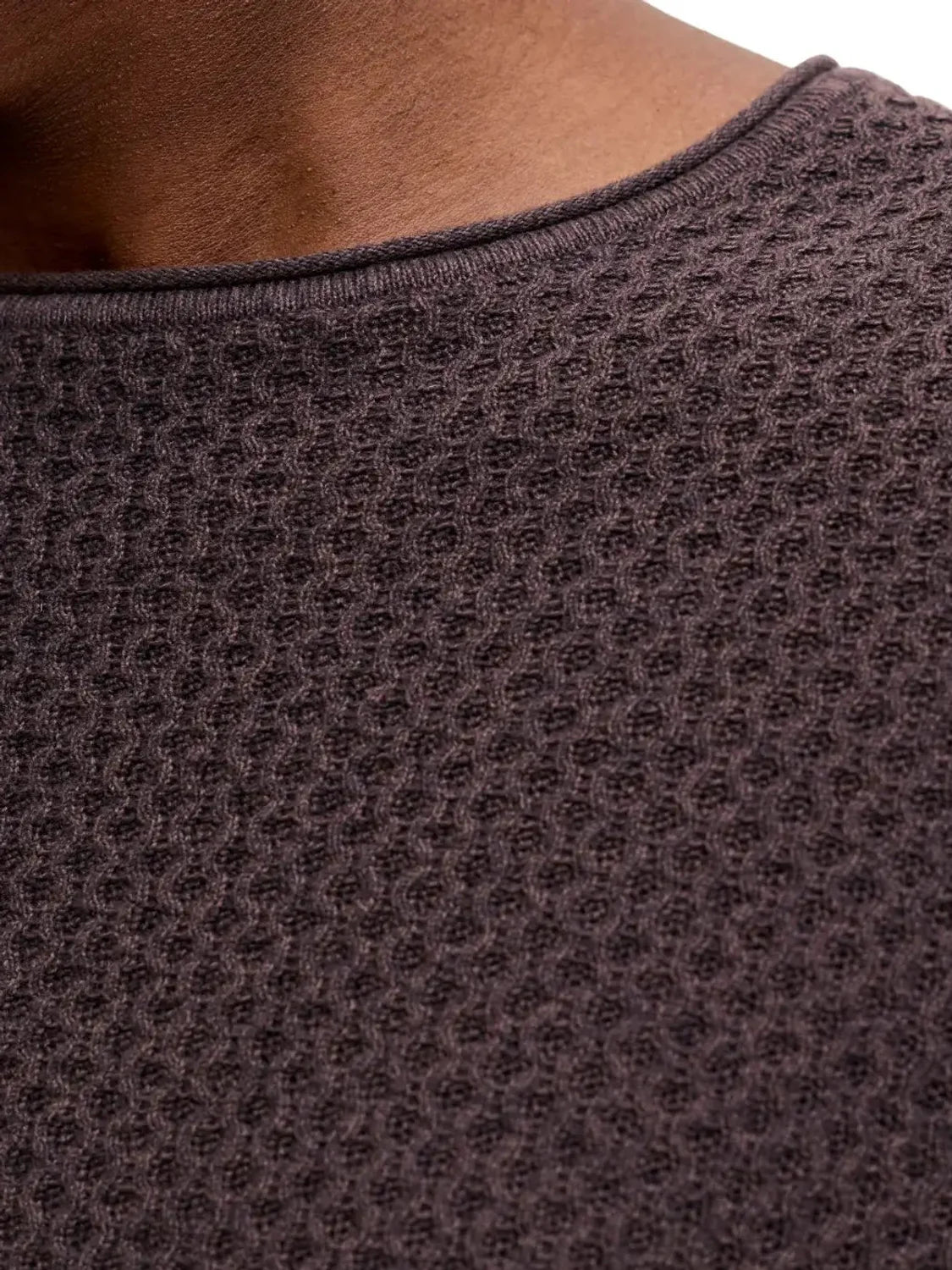 Jersey Jack&Jones Lumasón Marrón | Bicos de Fío