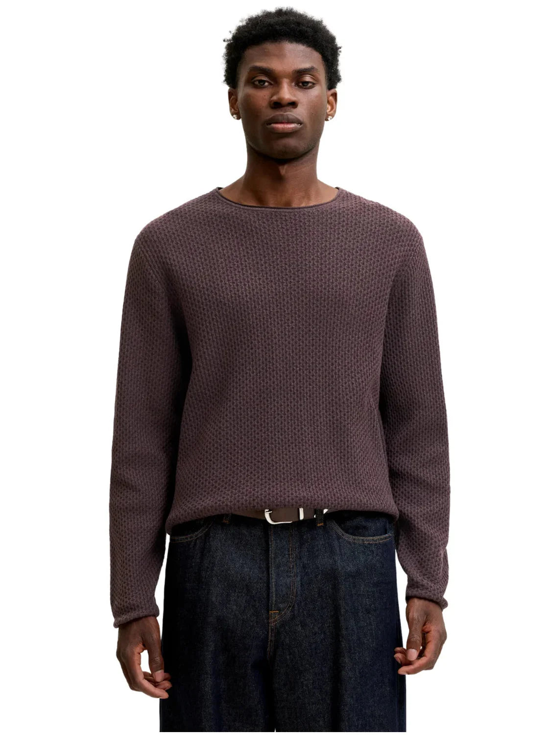 Jersey Jack&Jones Lumasón Marrón | Bicos de Fío