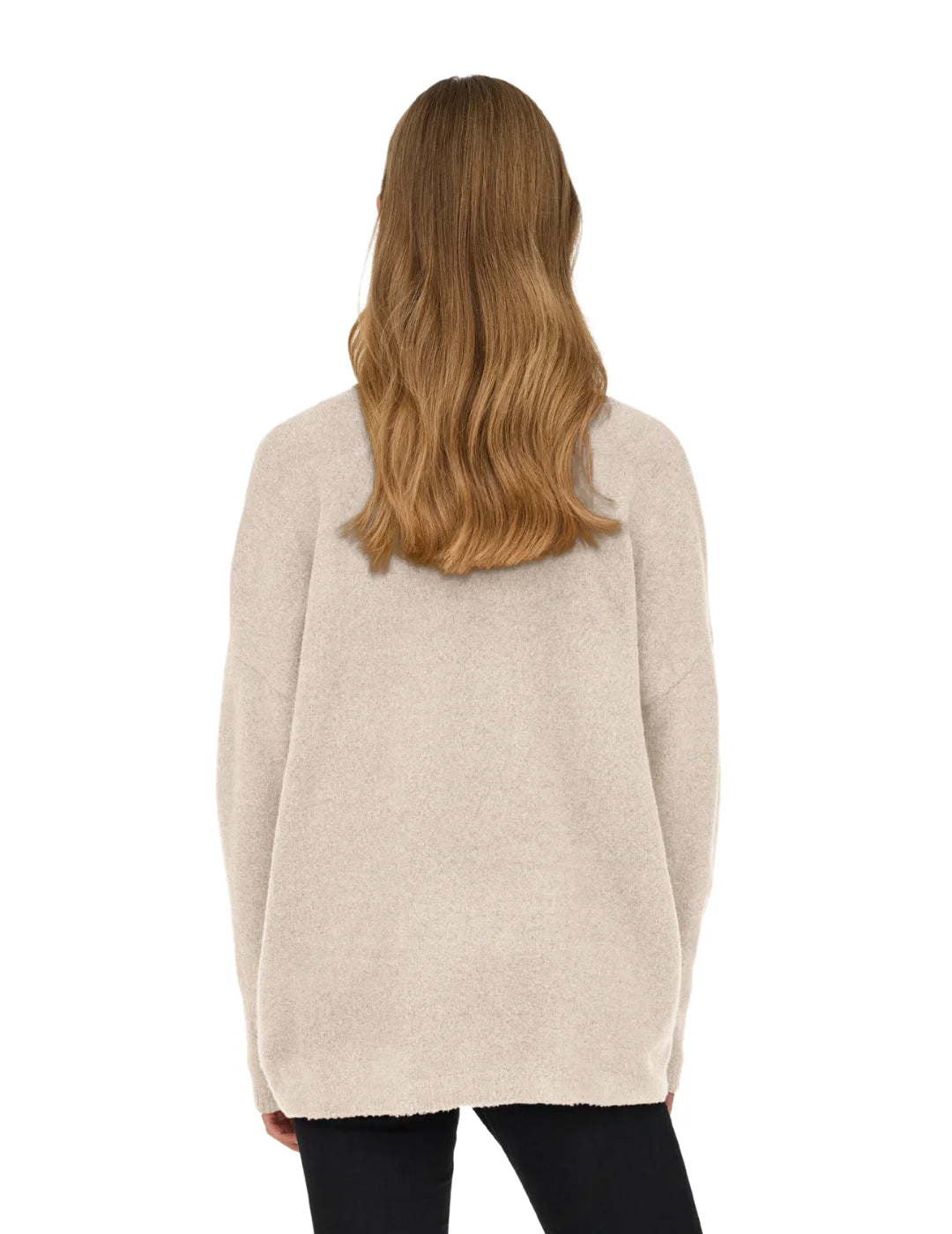 Jersey Largo ONLY Talio Beige | Bicos de Fío