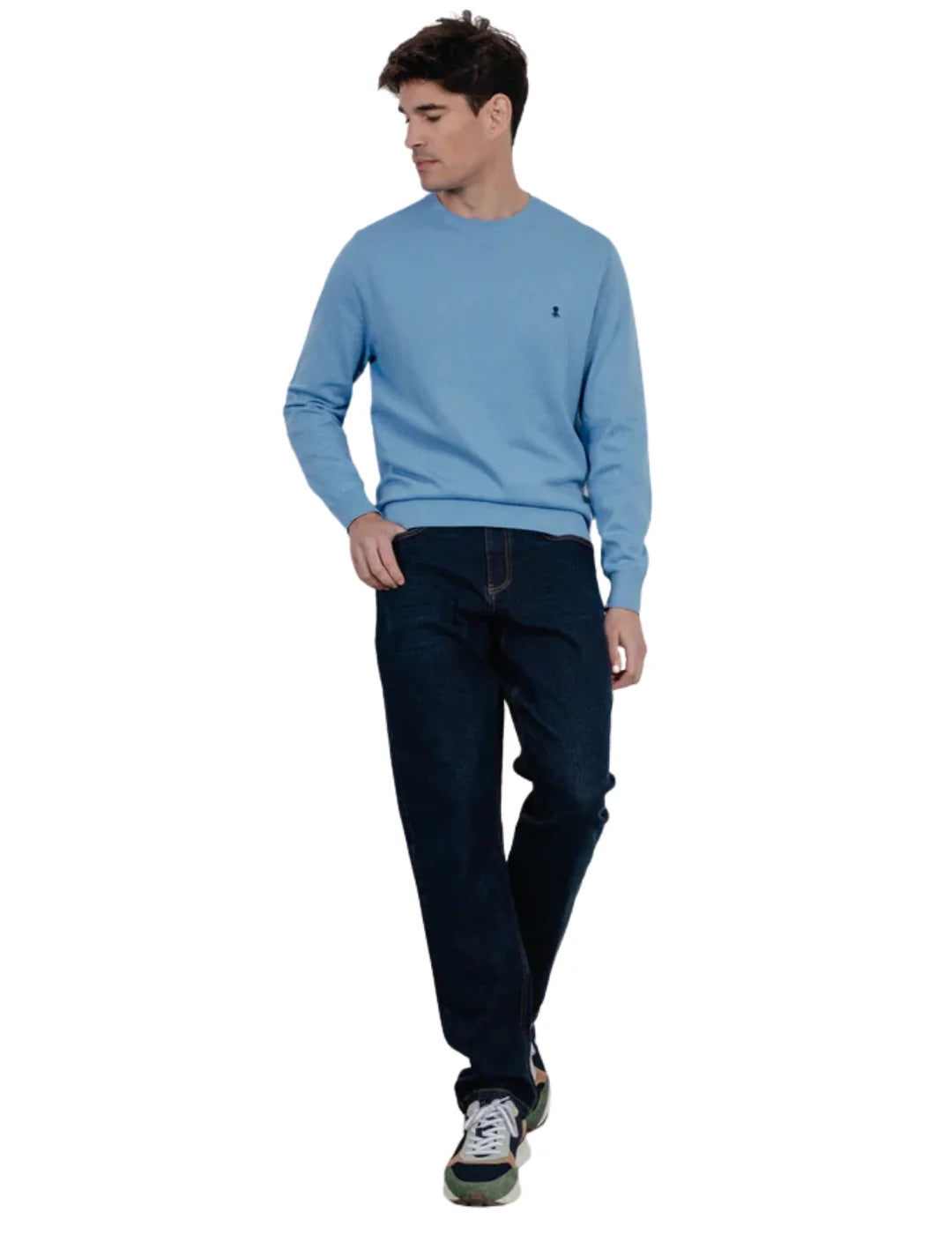 Jersey Logo Bordado elPulpo Azul Lavanda | Bicos de Fío