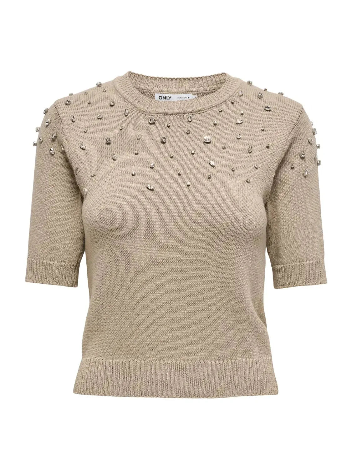 Top De Punto Only Onljules Beige | Bicos de Fío