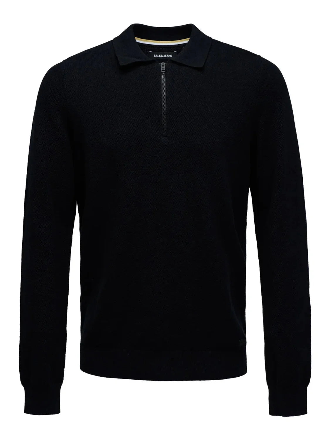 Jersey Media Cremallera Salsa Jeans Negro | Bicos de Fío