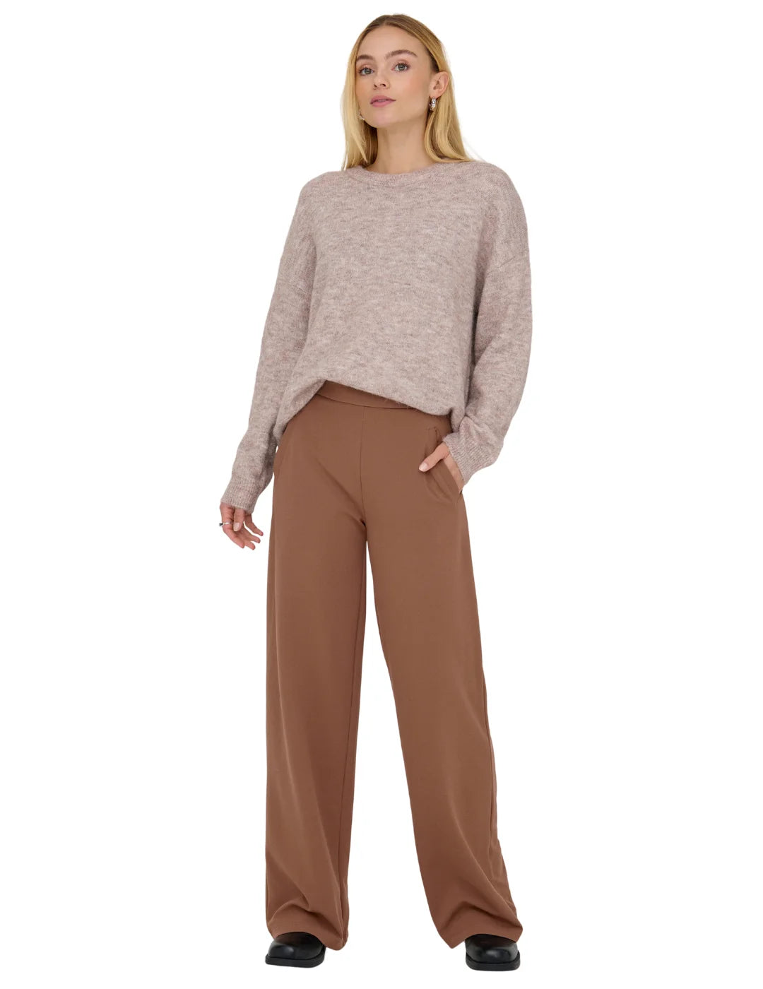 Jersey ONLY Azu Beige | Bicos de Fío