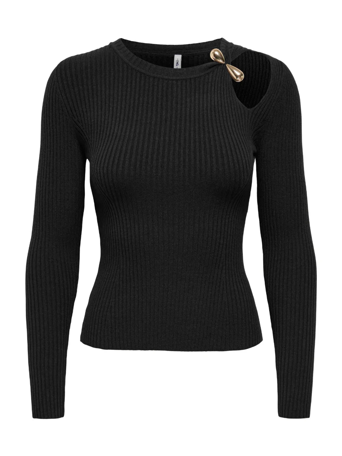 Jersey ONLY Flou Negro | Bicos de Fío