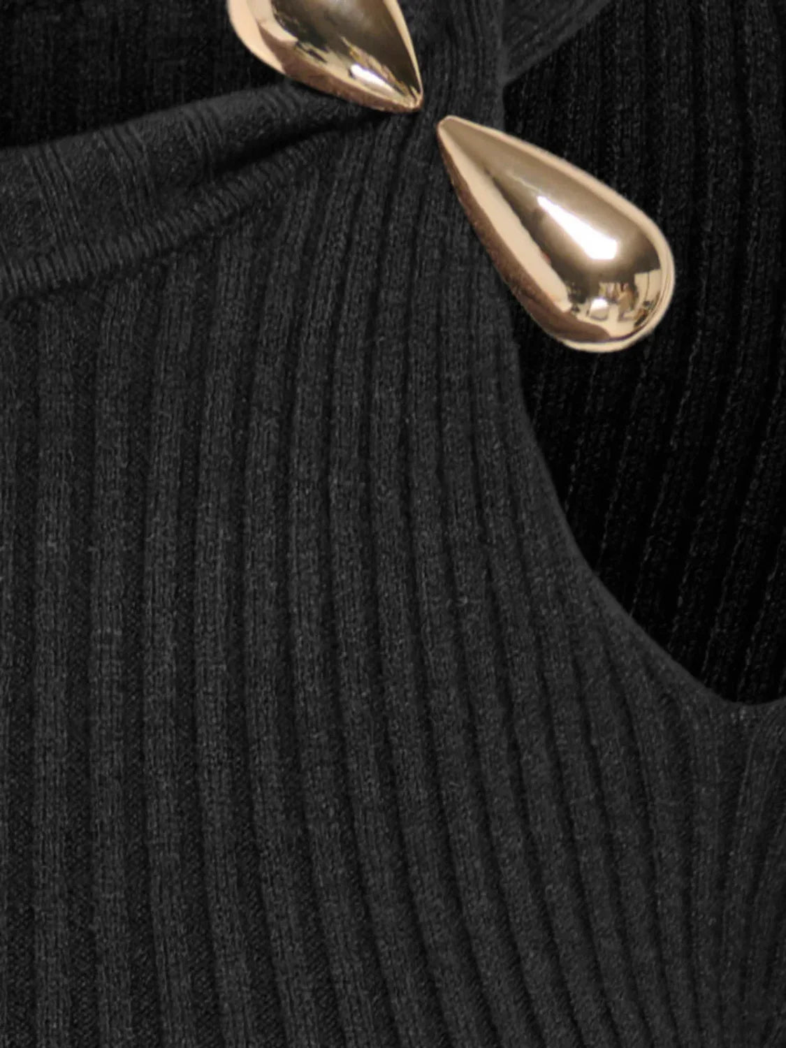 Jersey ONLY Flou Negro | Bicos de Fío