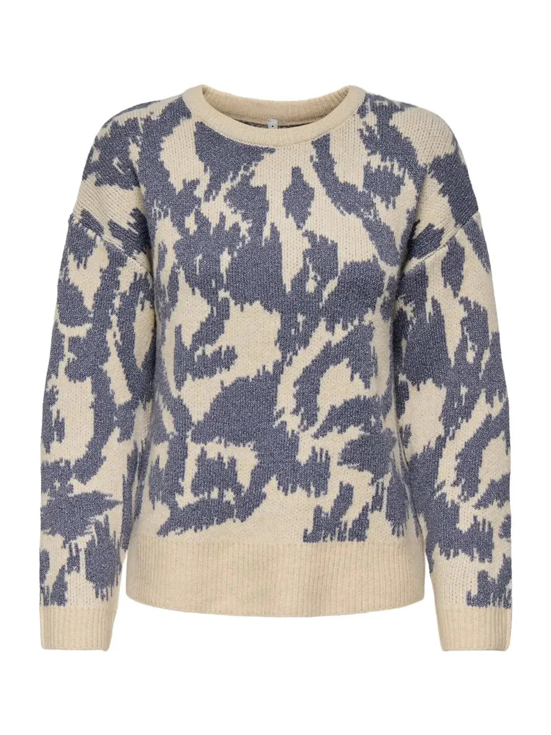 Jersey ONLY Gigi Glitter Azul | Bicos de Fío