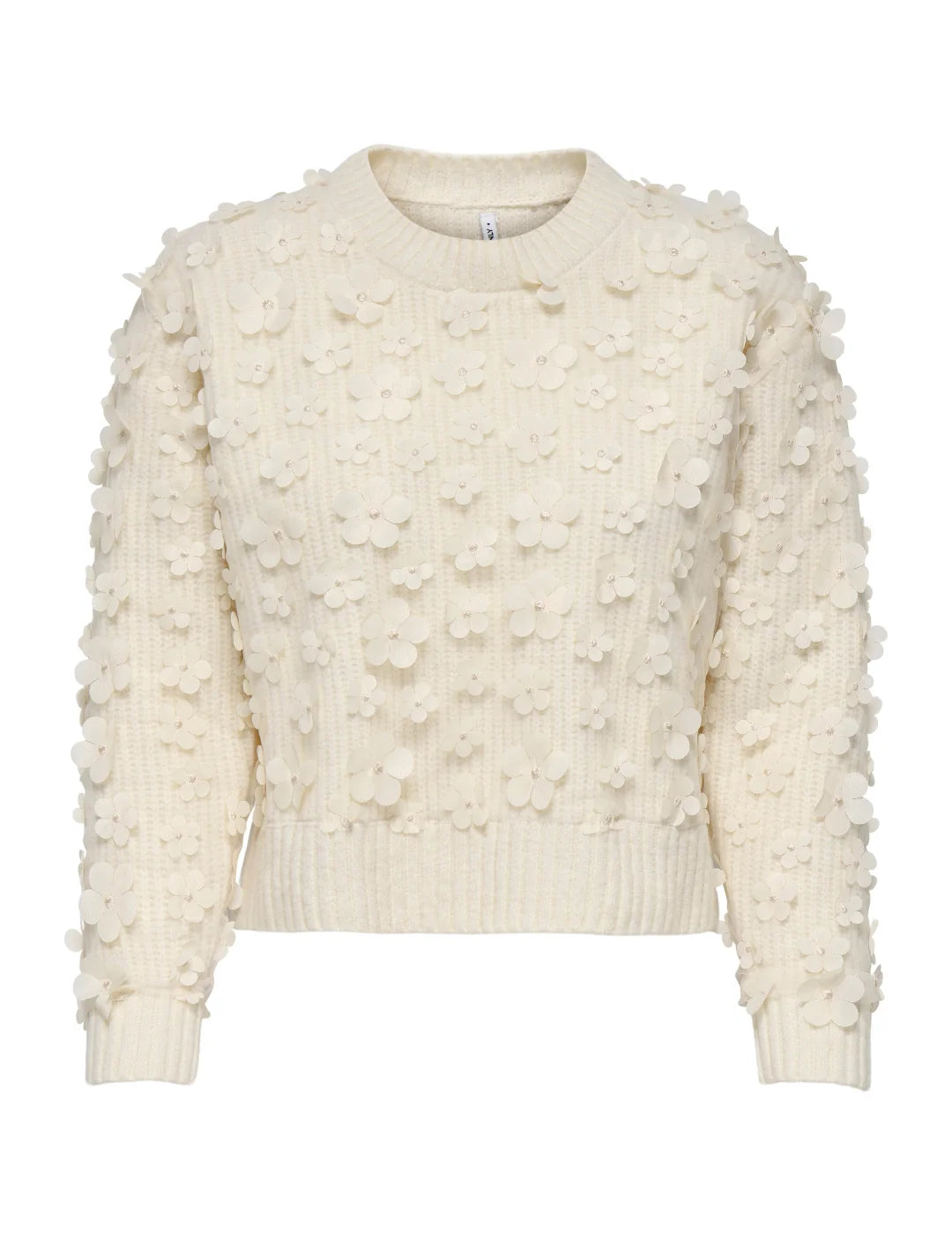 Jersey Flores ONLY Hua Beige | Bicos de Fío