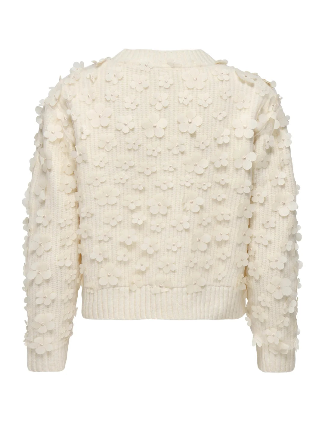 Jersey Flores ONLY Hua Beige | Bicos de Fío
