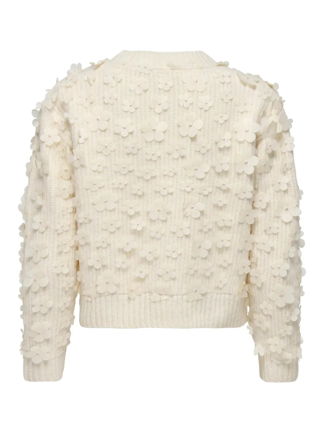 Jersey Flores ONLY Hua Beige | Bicos de Fío