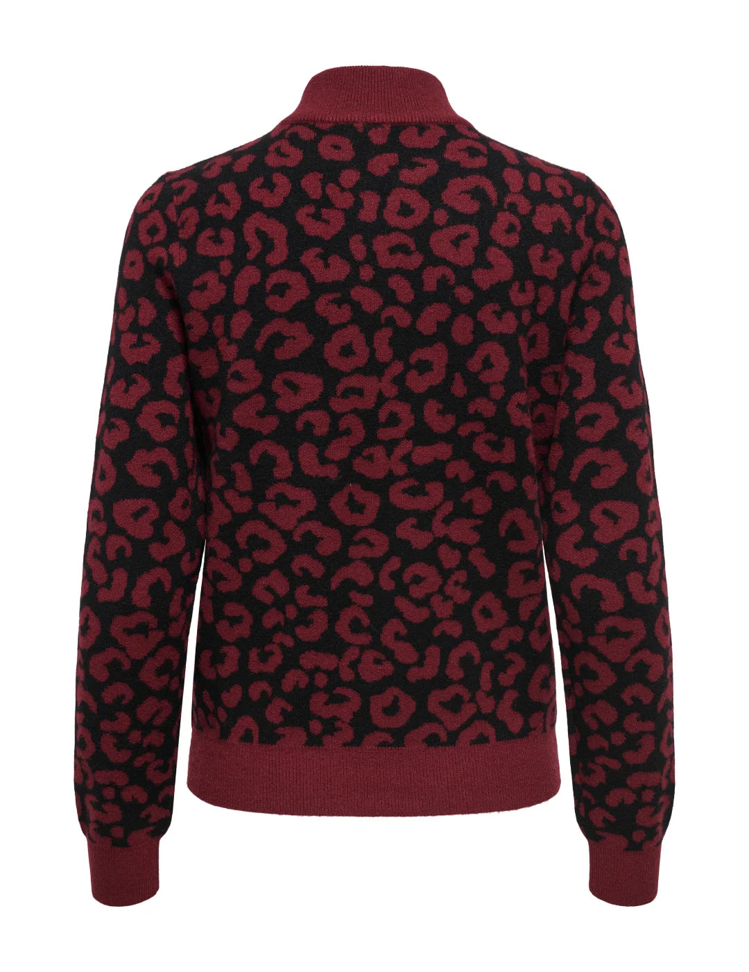 Jersey Animal Print ONLY Ibi Granate | Bicos de Fío
