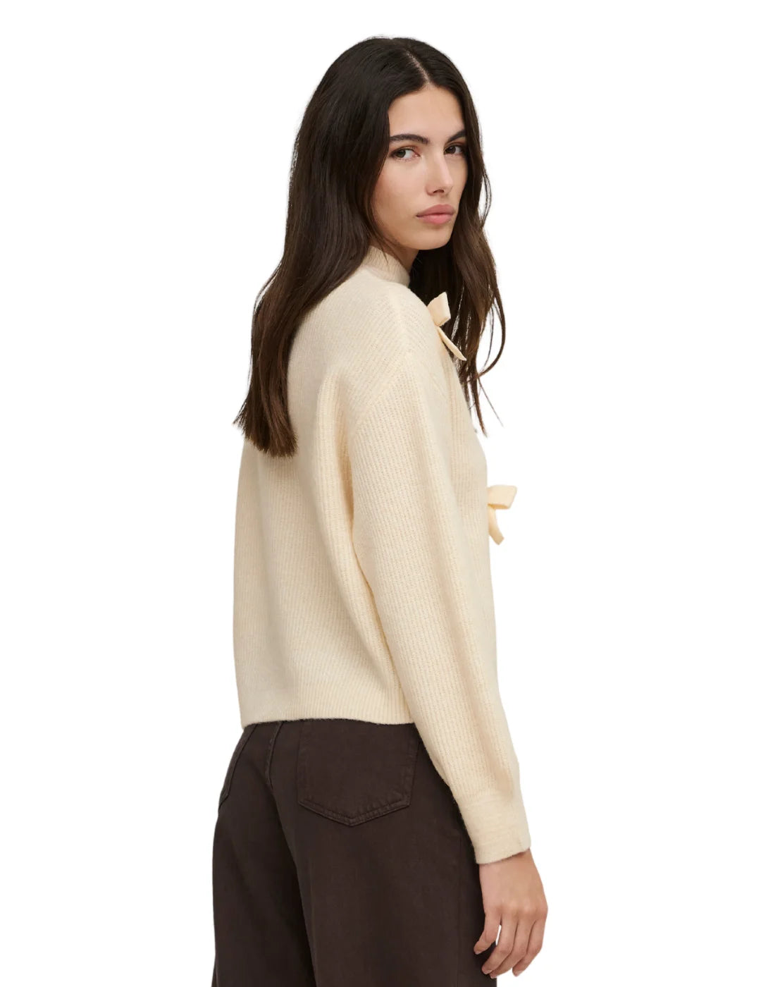 Jersey ONLY Lisa Lazos Beige | Bicos de Fío