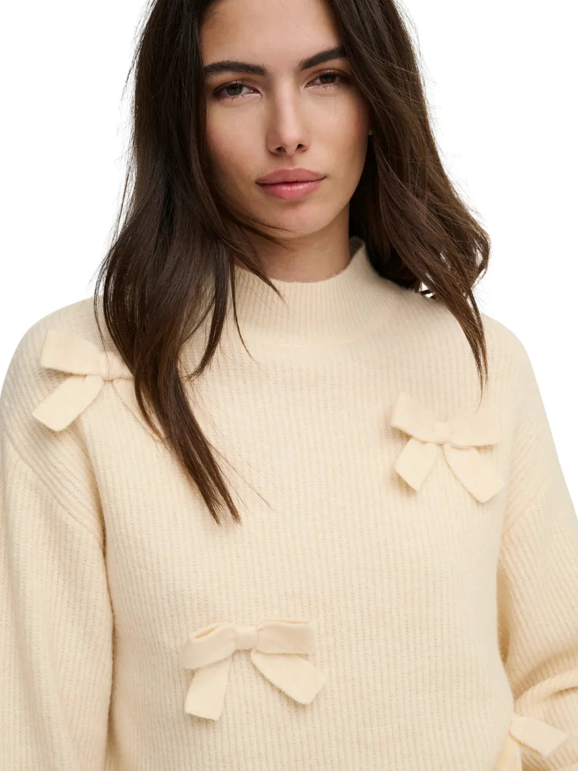 Jersey ONLY Lisa Lazos Beige | Bicos de Fío
