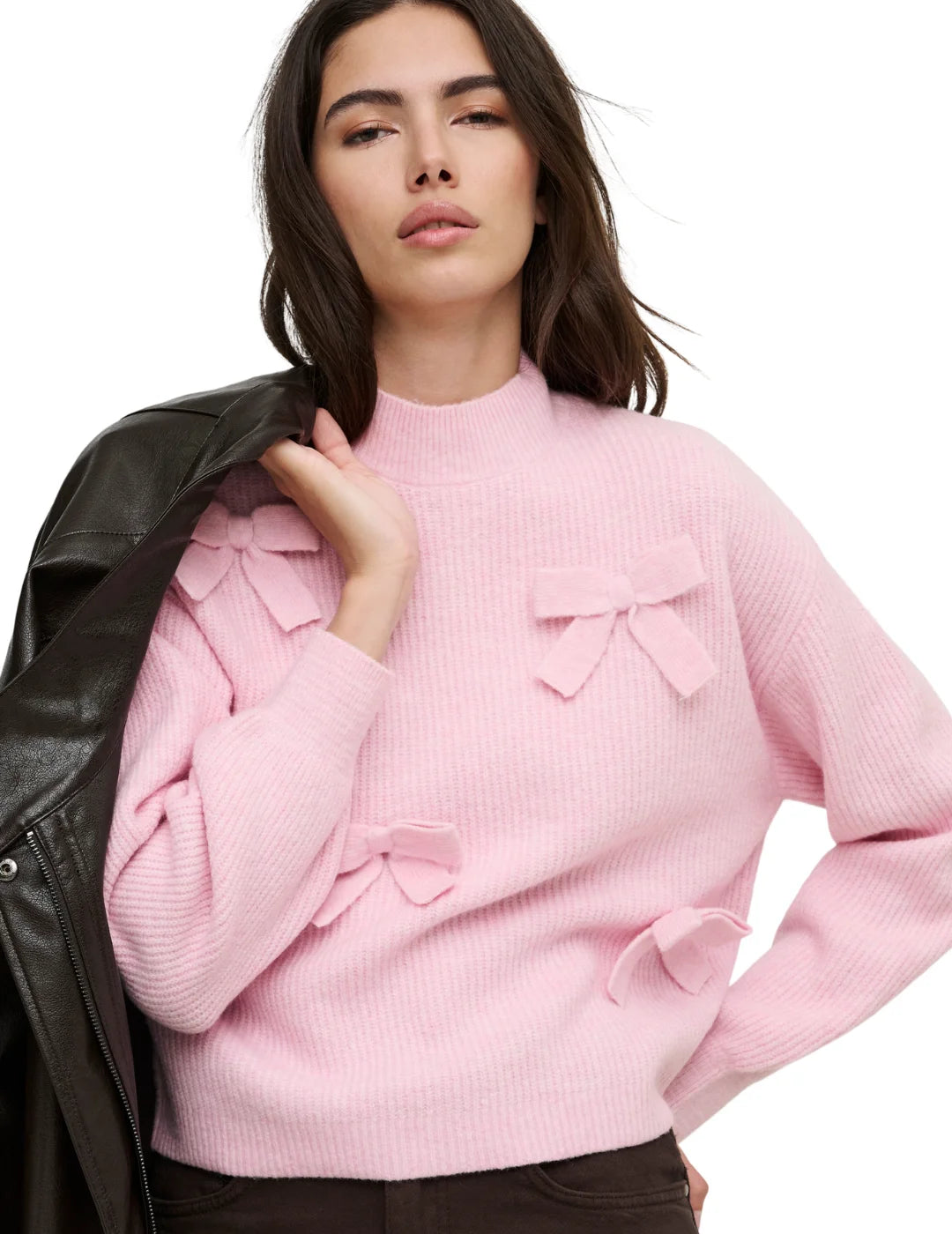 Jersey ONLY Lisa Lazos Rosa | Bicos de Fío