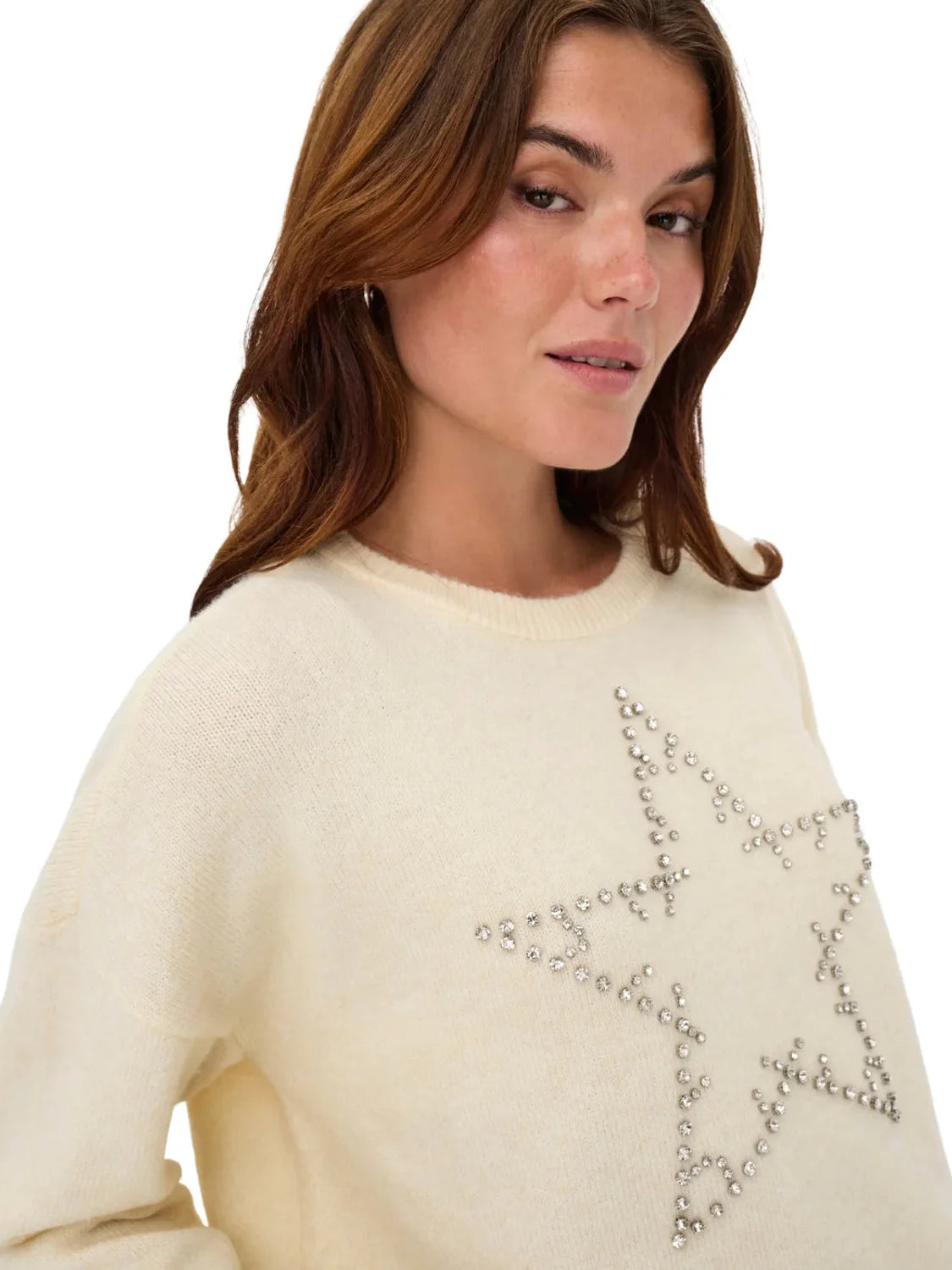 Jersey ONLY Renata Beige | Bicos de Fío